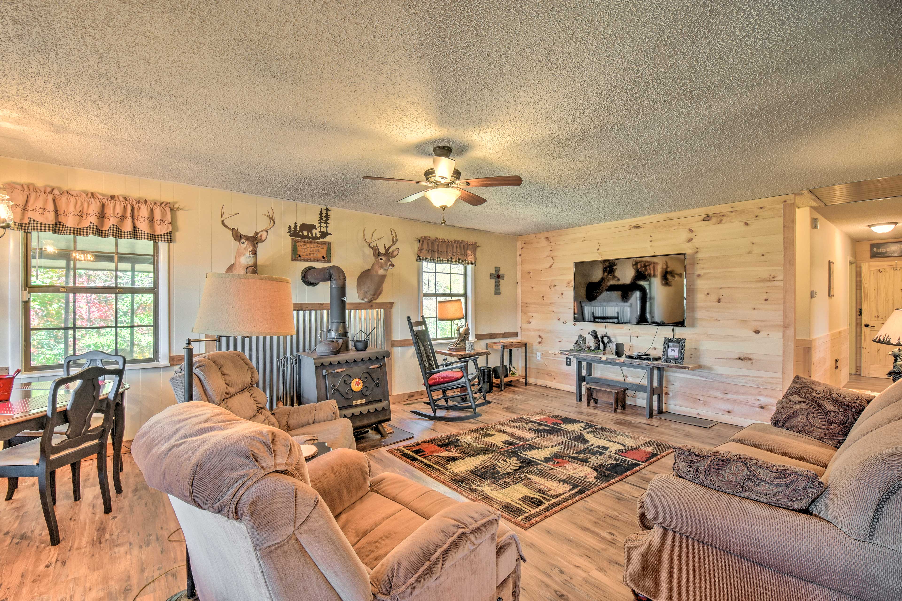 Living Room | Wood-Burning Stove