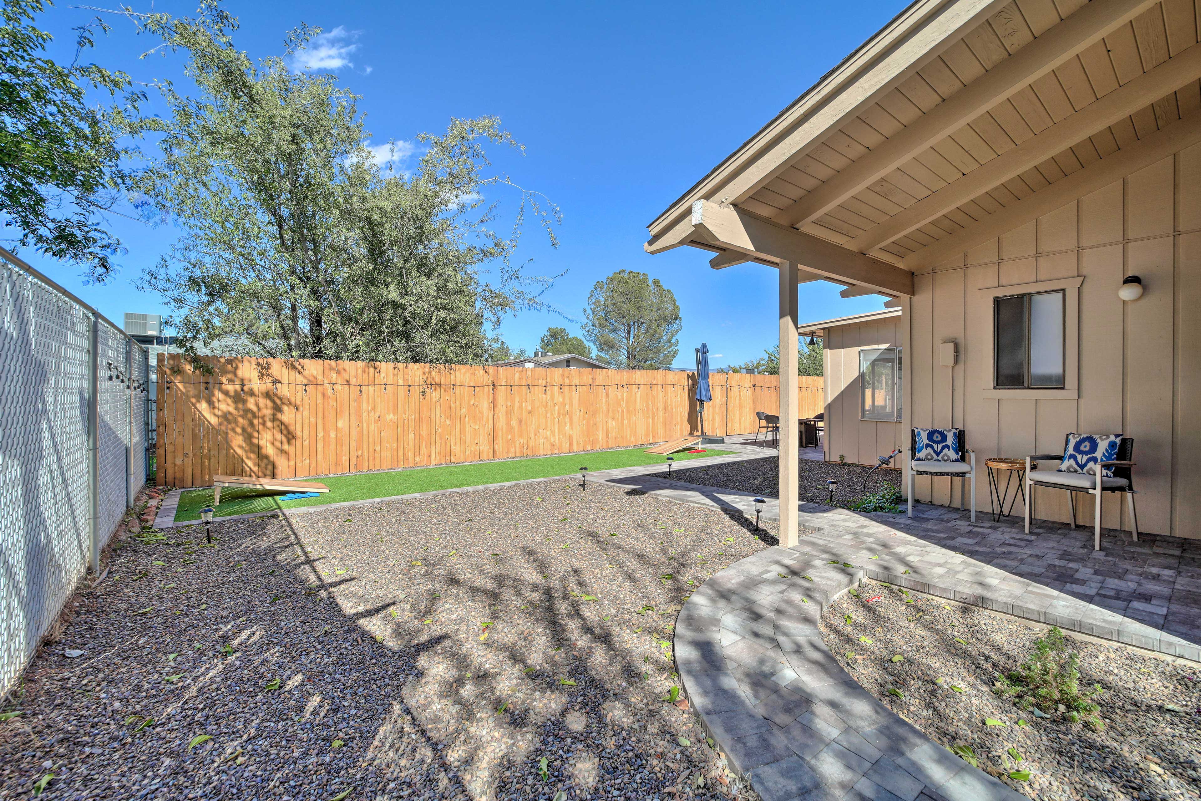 Covered Side Patio