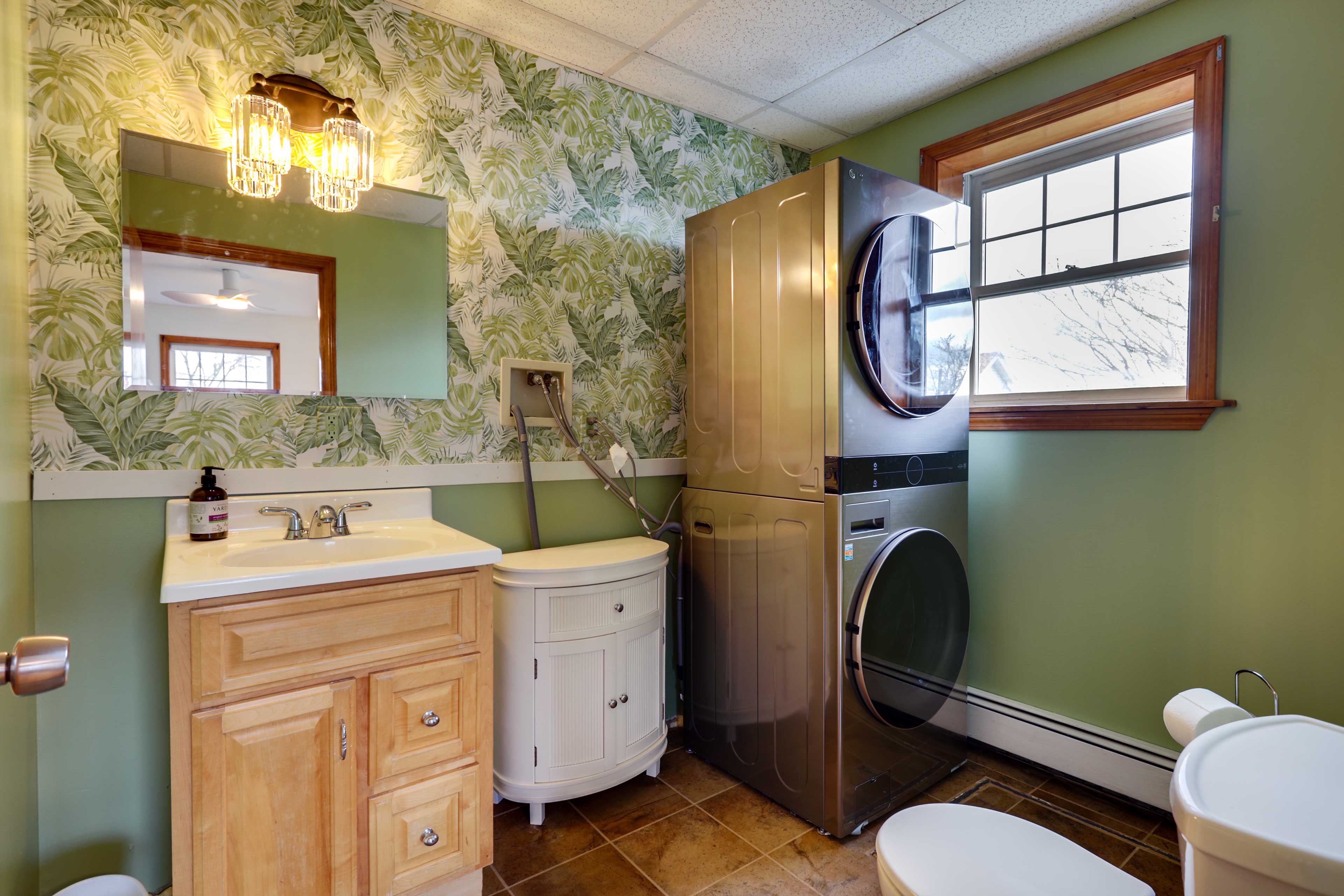 Half Bath | Washer & Dryer