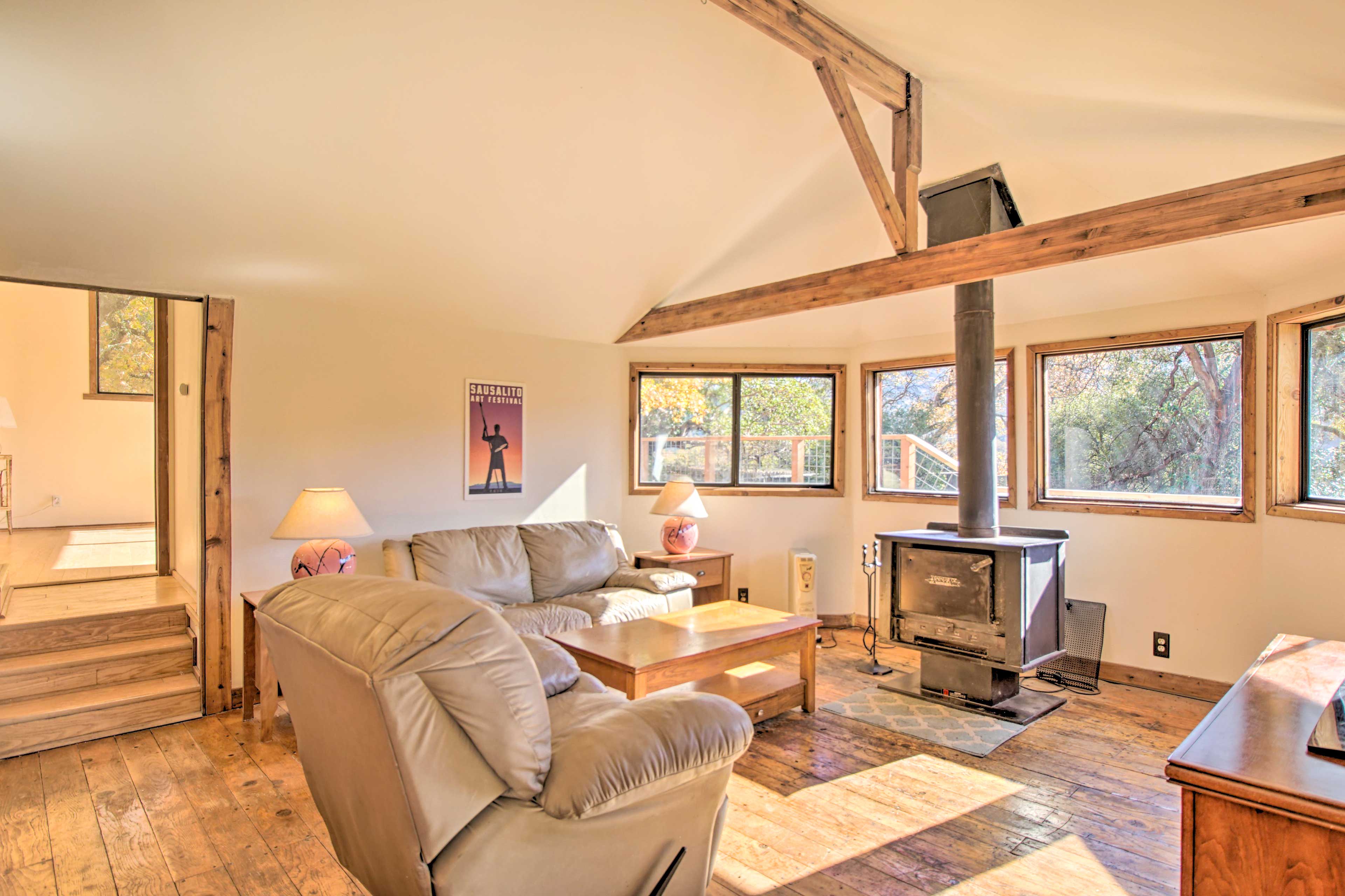 Living Room | Wood-Burning Stove