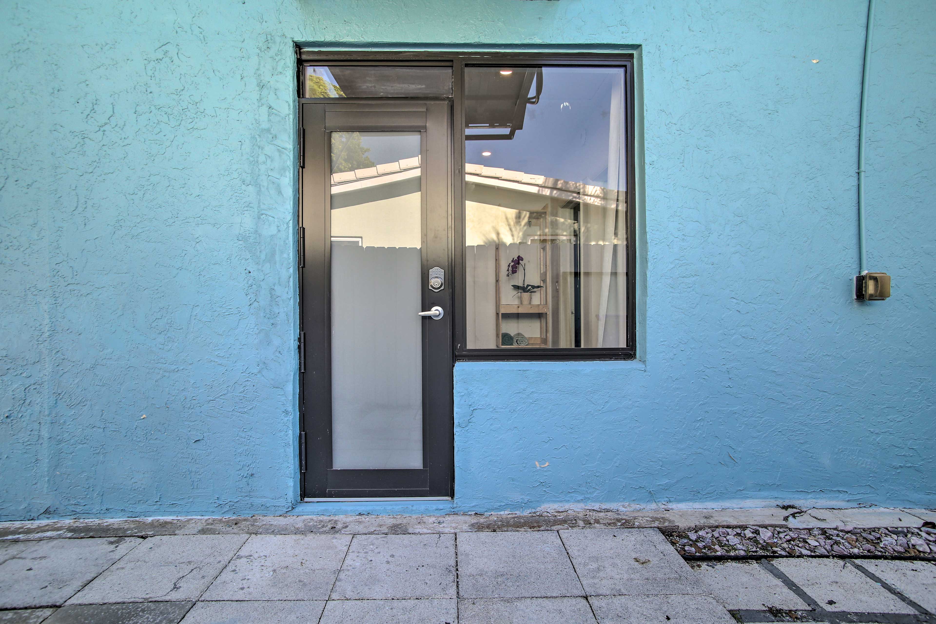 Studio Exterior | Private Entrance