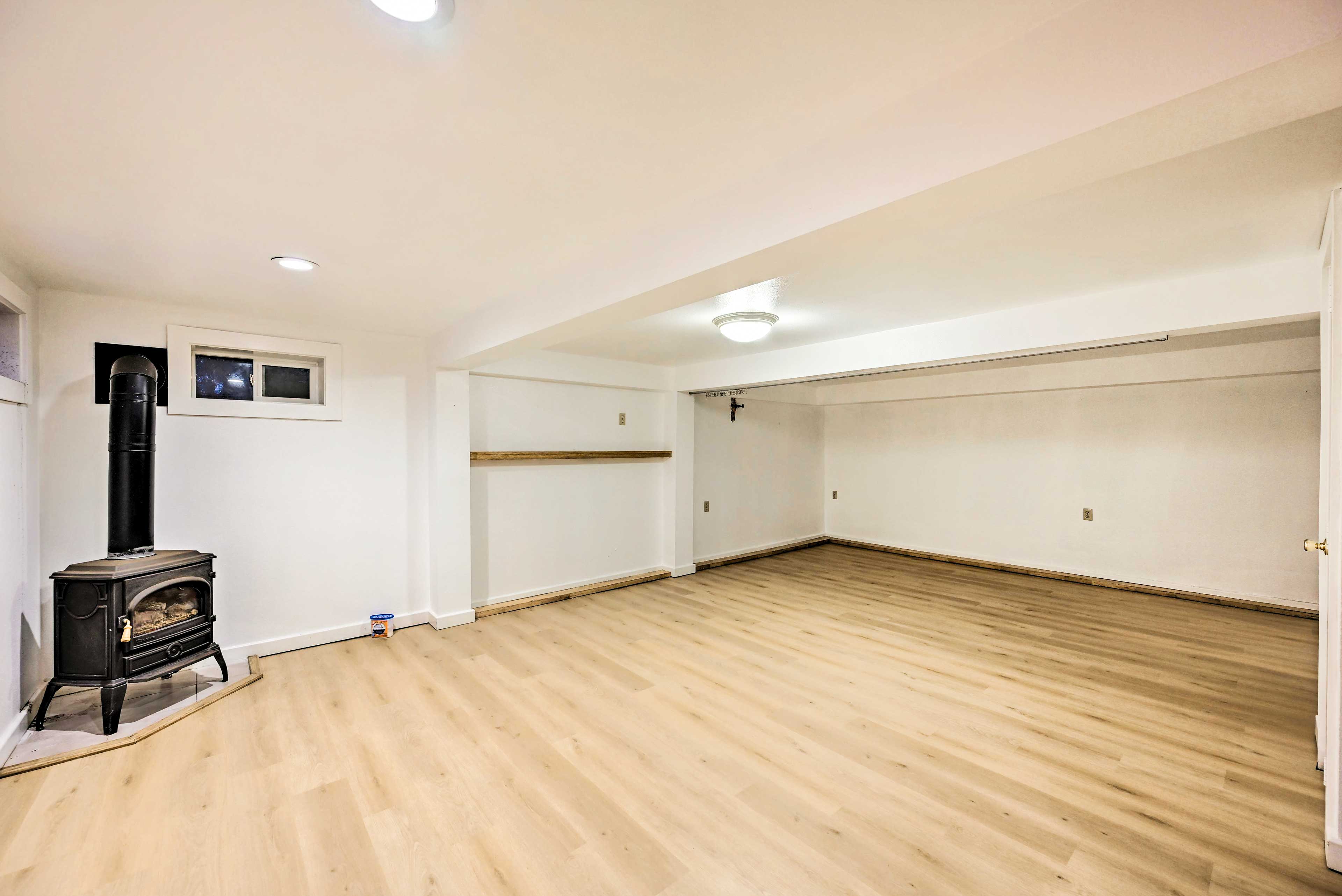 Basement | Lower Level | Wood-Burning Stove