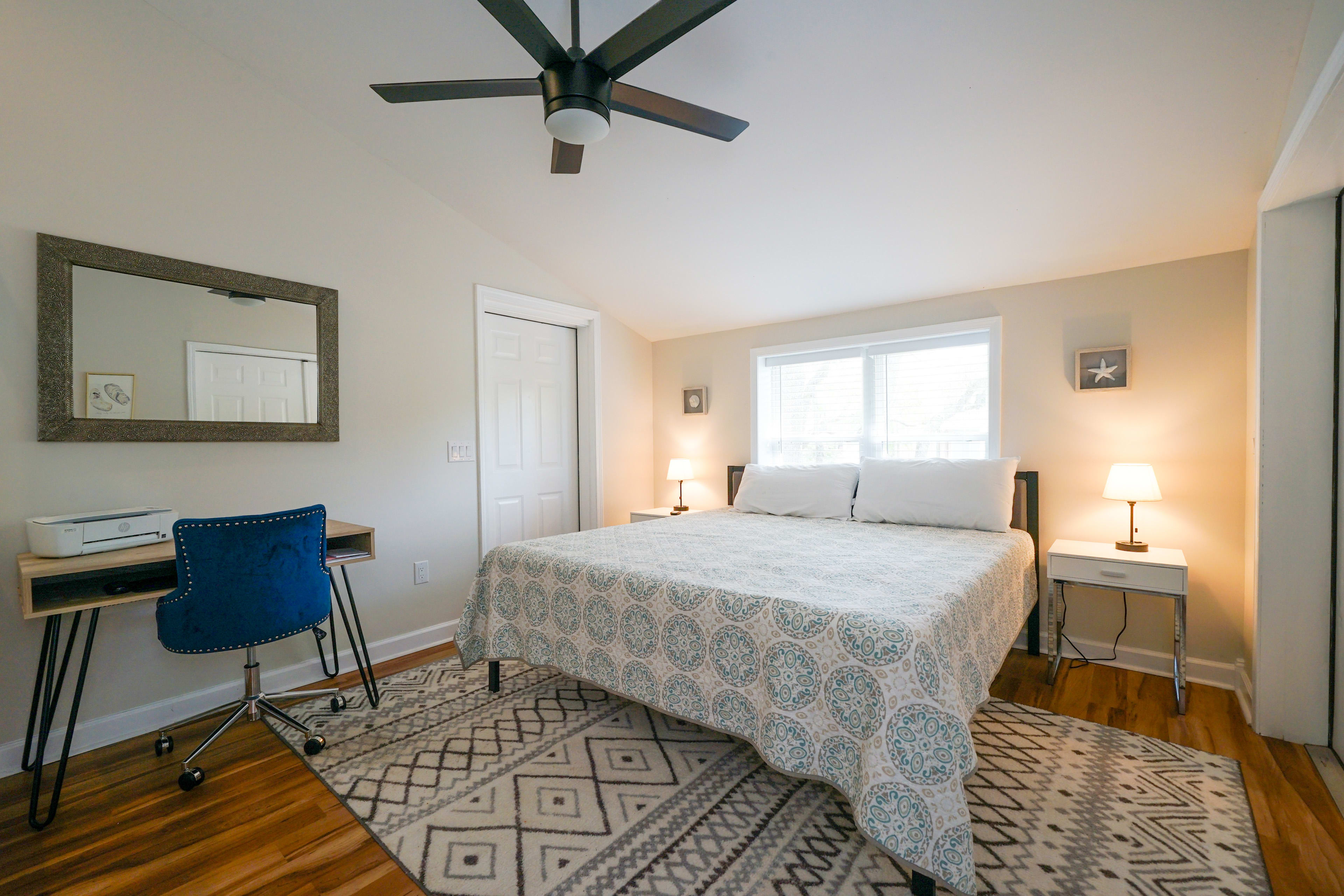 Bedroom 2 | King Bed | Desk Workspace