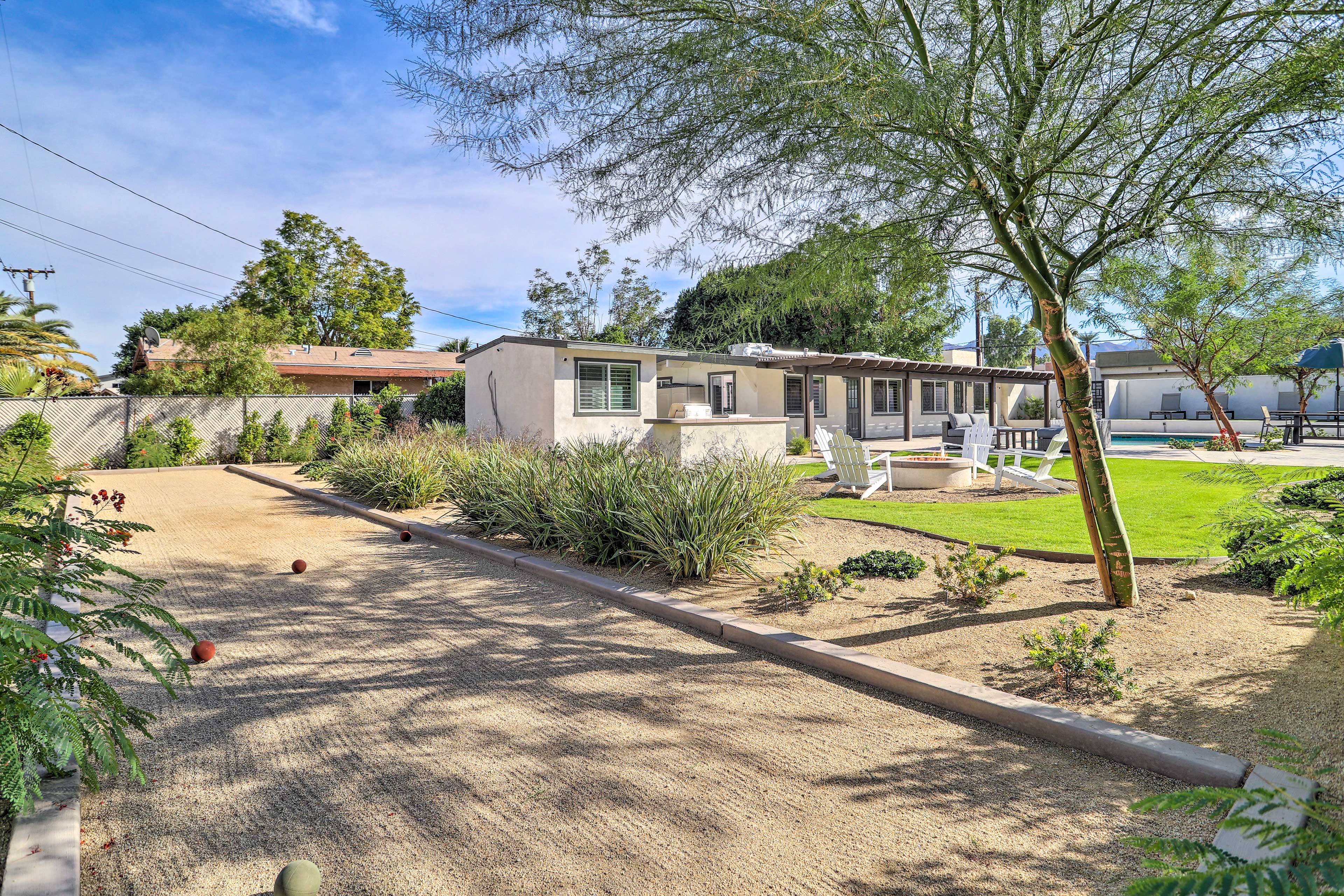 Shared Bocce Ball Court