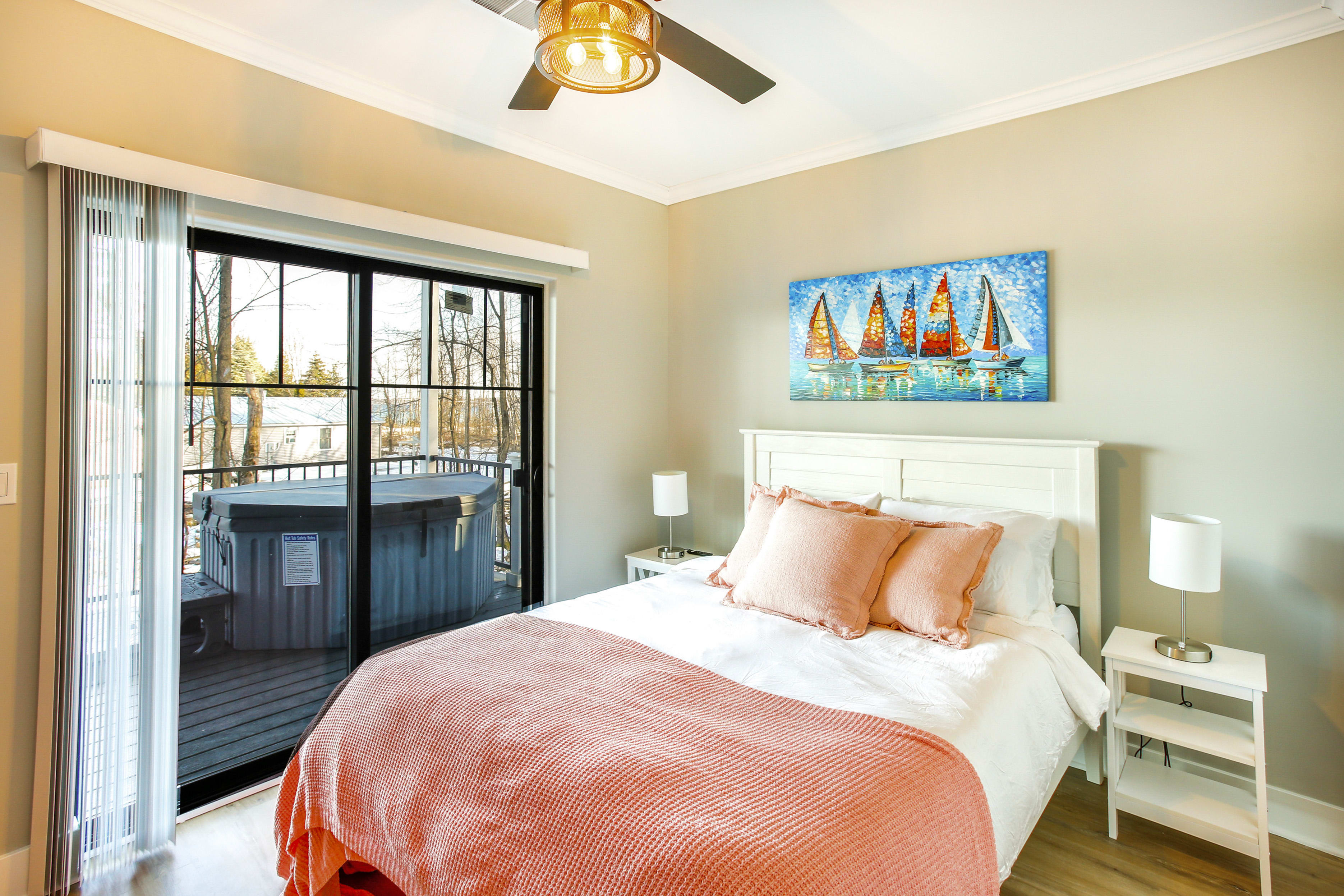 Bedroom 4 | Queen Bed | Deck Access | Smart TV