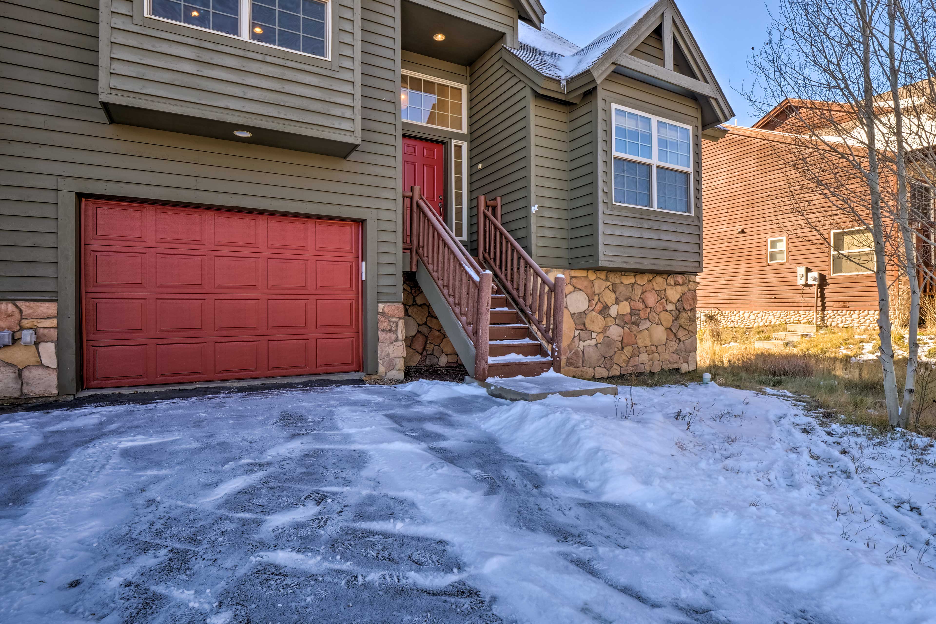 Parking | Garage (1 Vehicle) | Driveway (2 Vehicles) | Street Parking (Summer)