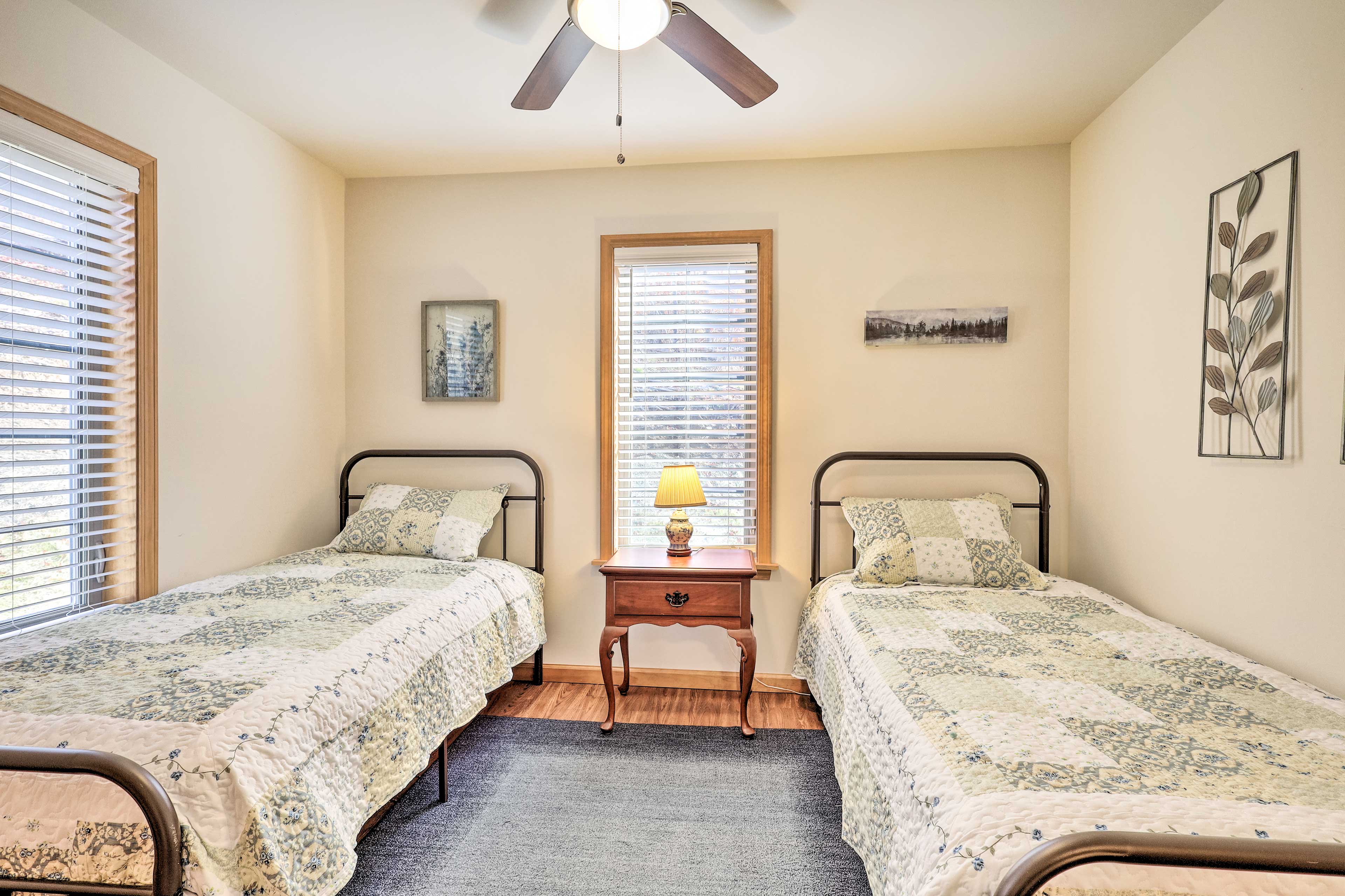 Bedroom 2 | 2 Twin Beds | Linens Provided