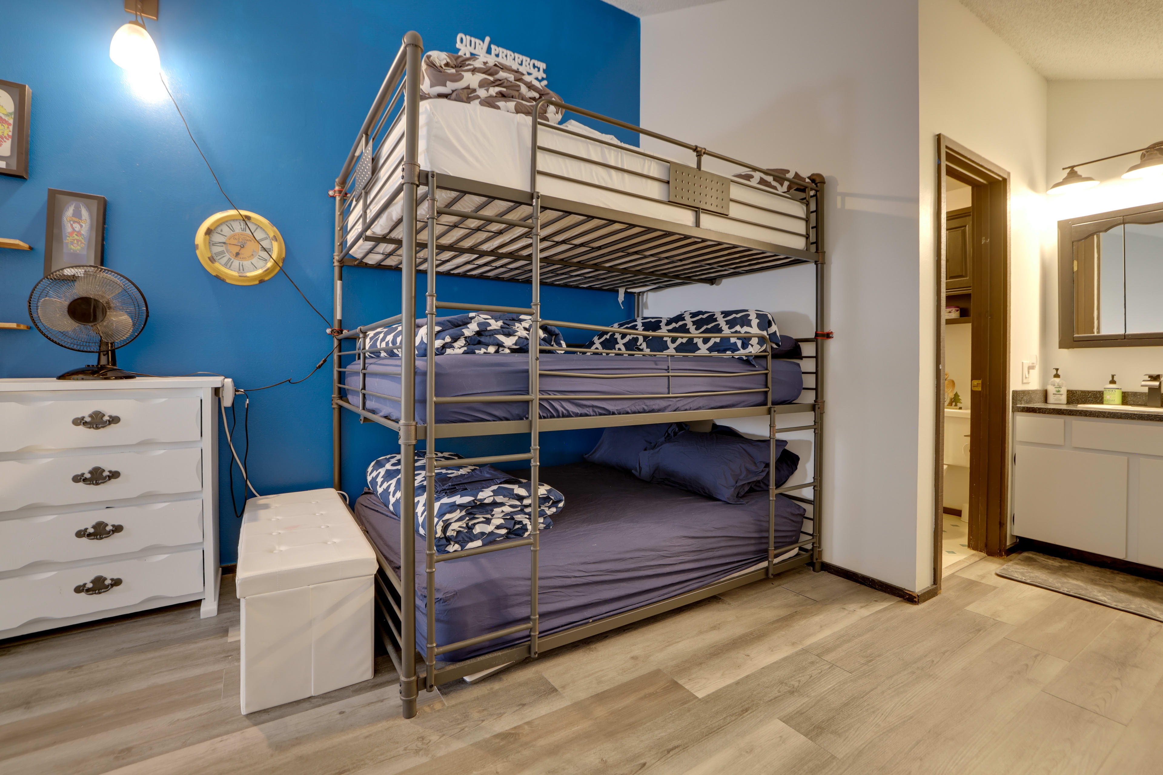 Bedroom 2 (Loft) | Full Triple Bunk Bed | 2nd Floor | En-Suite Bathroom