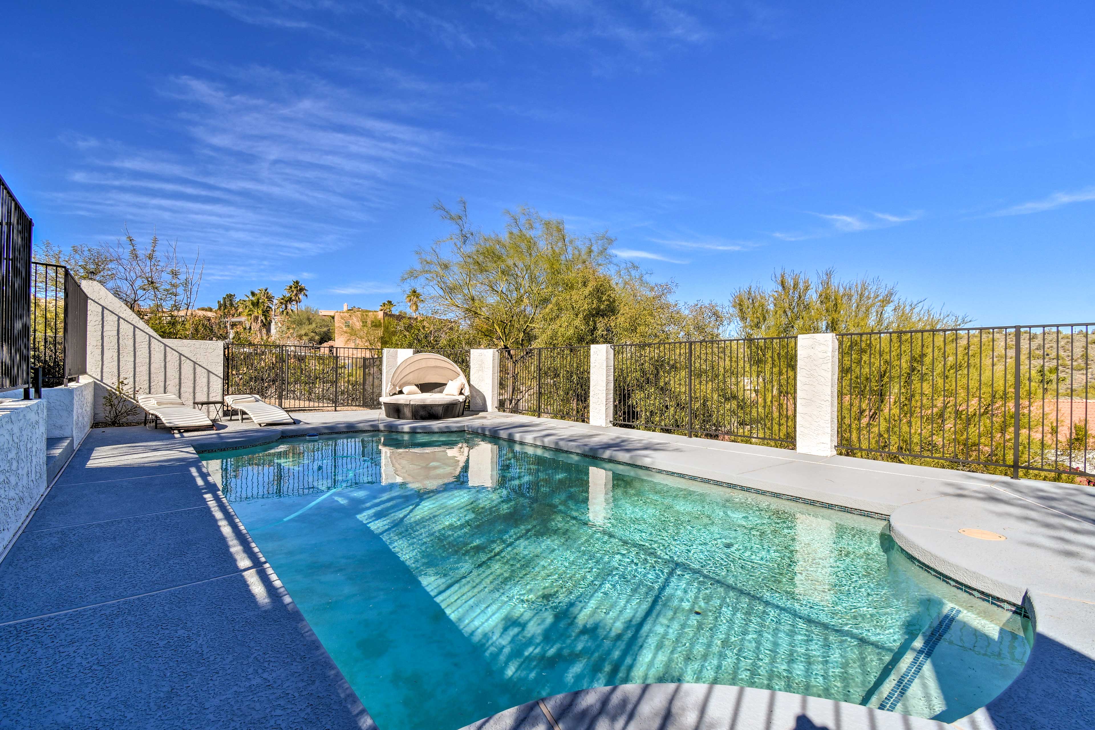 Pool Deck | Depth (3'-6') | Safety Fence | Mountain Views