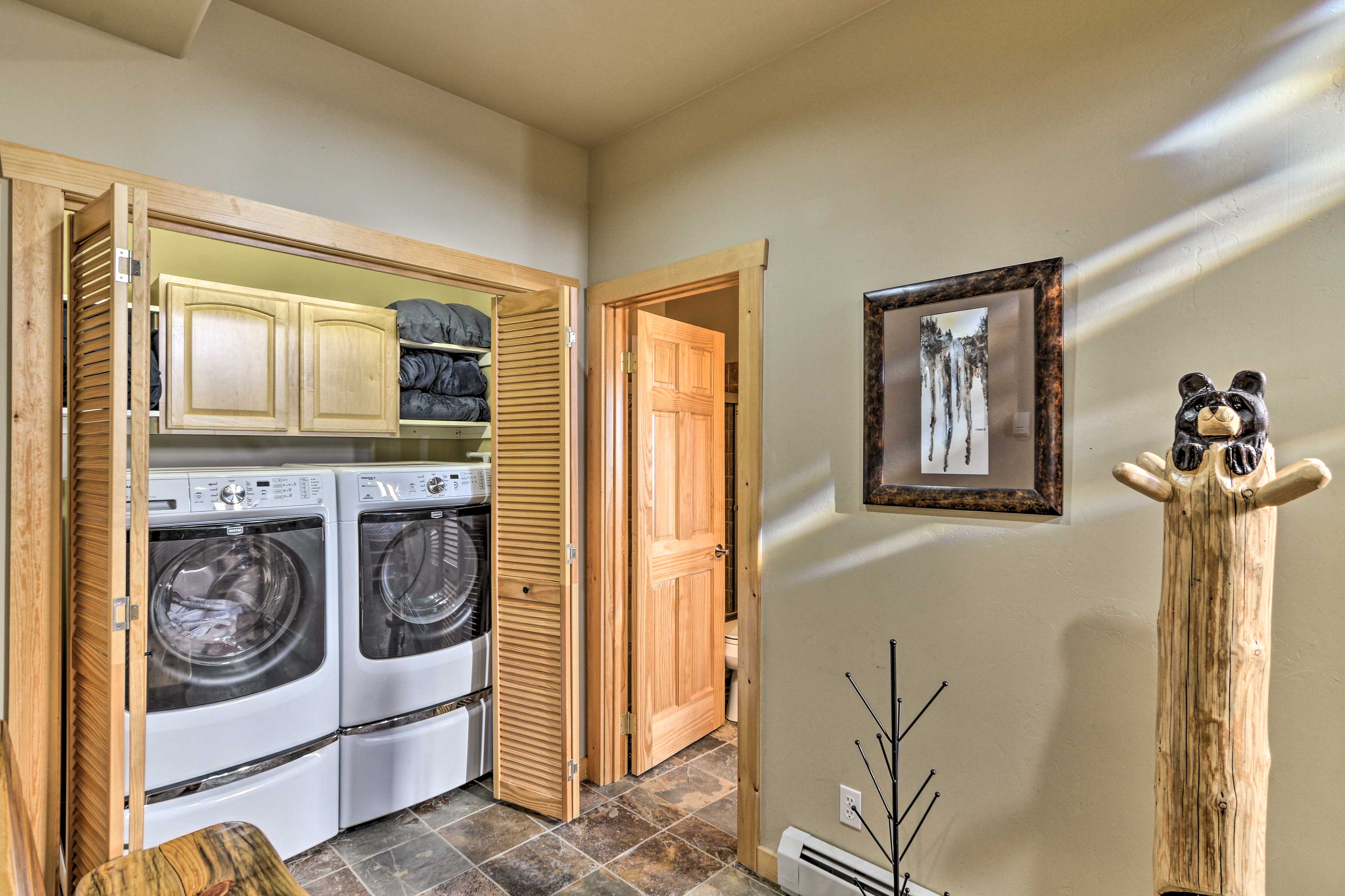 Laundry Area | Lower Level | Iron & Board