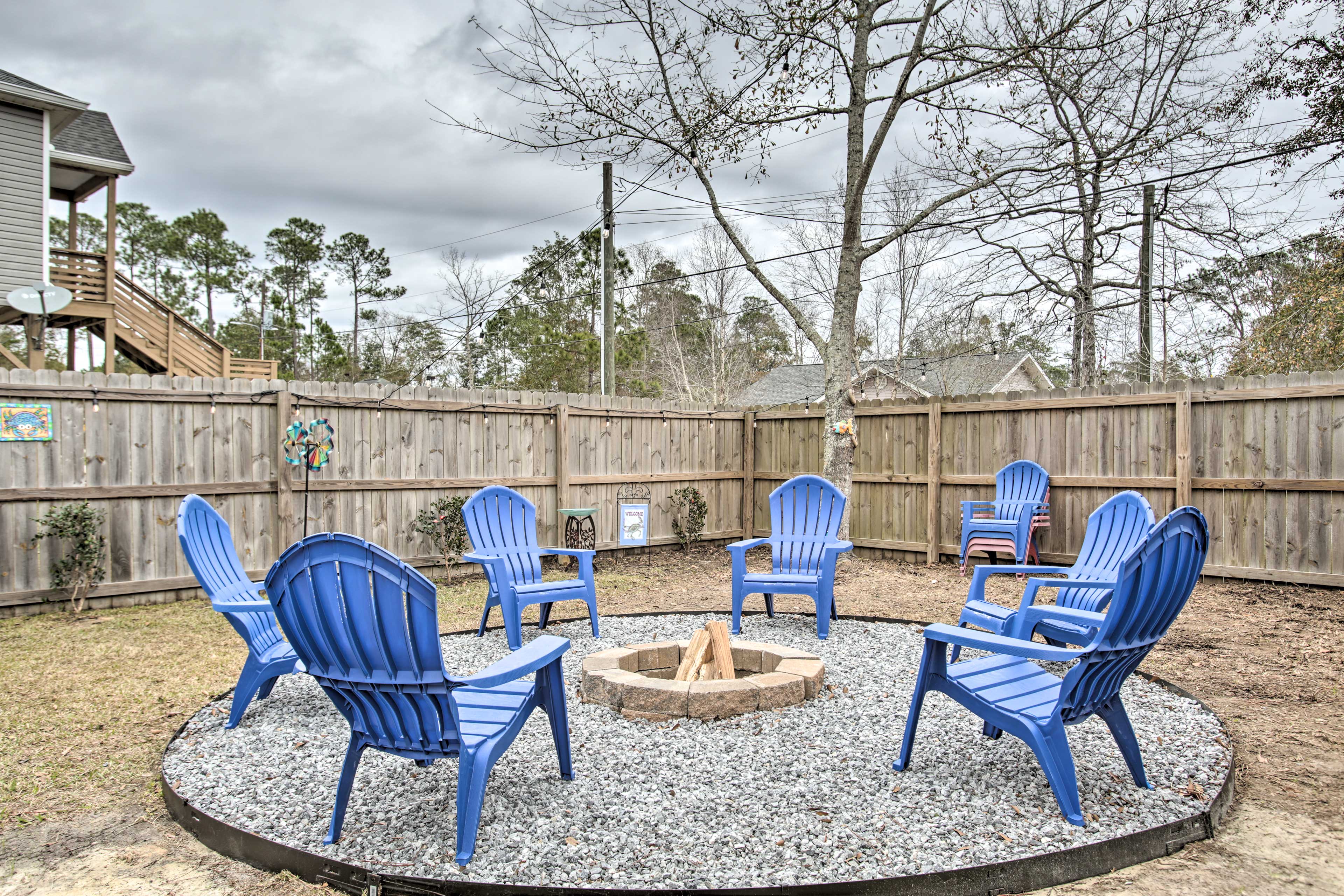 Fire Pit | Outdoor Dining Area | Deck | Near Ocean