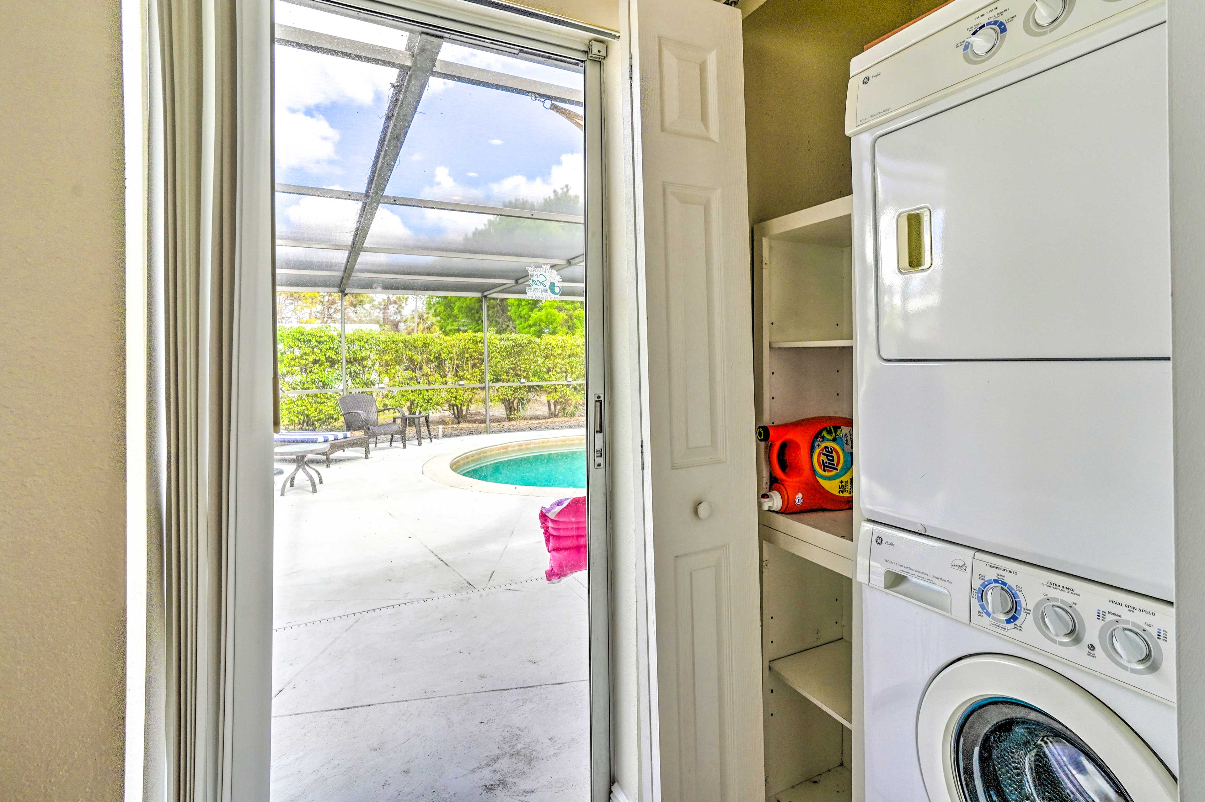 Laundry Area | Washer/Dryer | Laundry Detergent