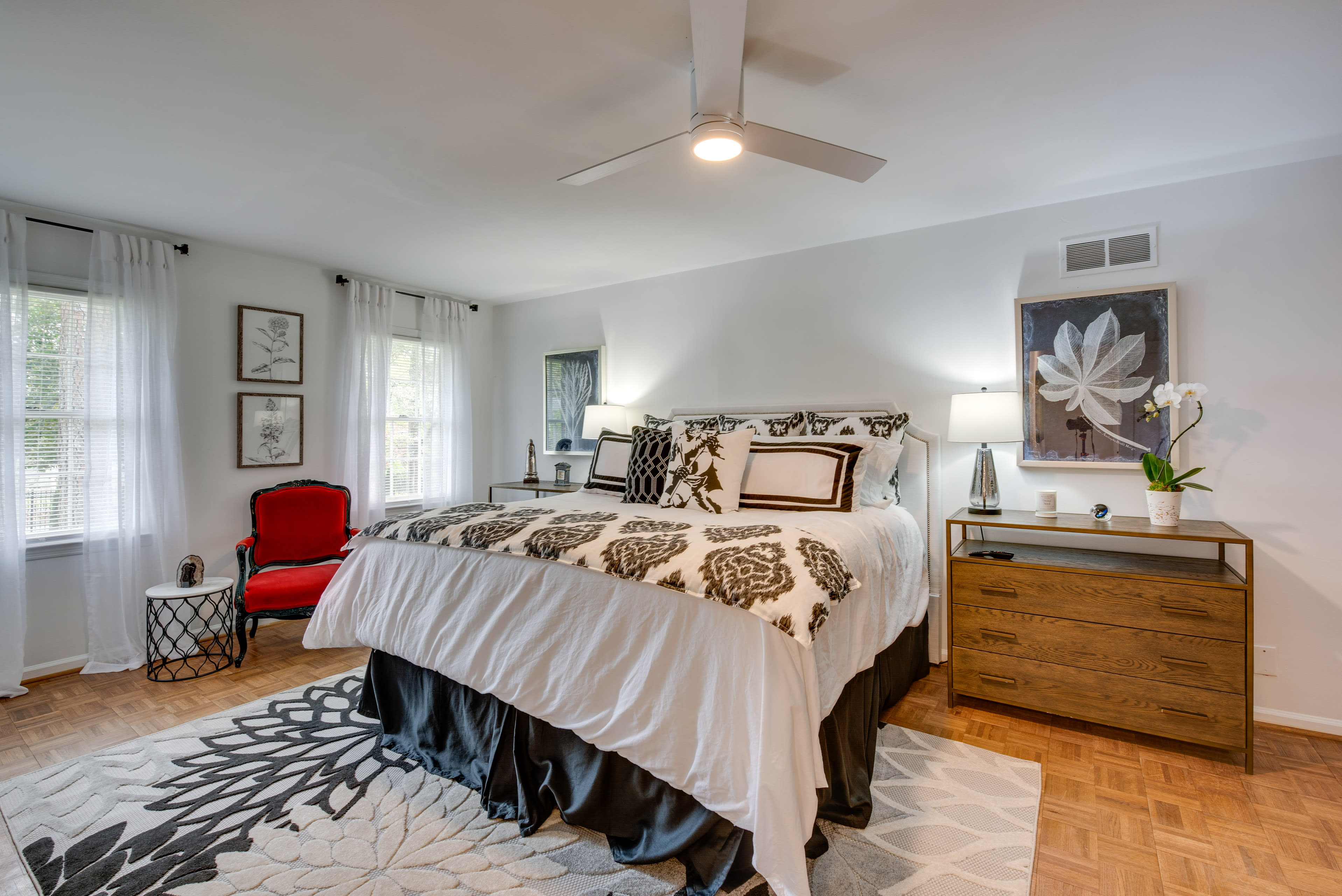 Bedroom Suite | King Bed | Smart TV | Electric Fireplace | En-Suite Bathroom