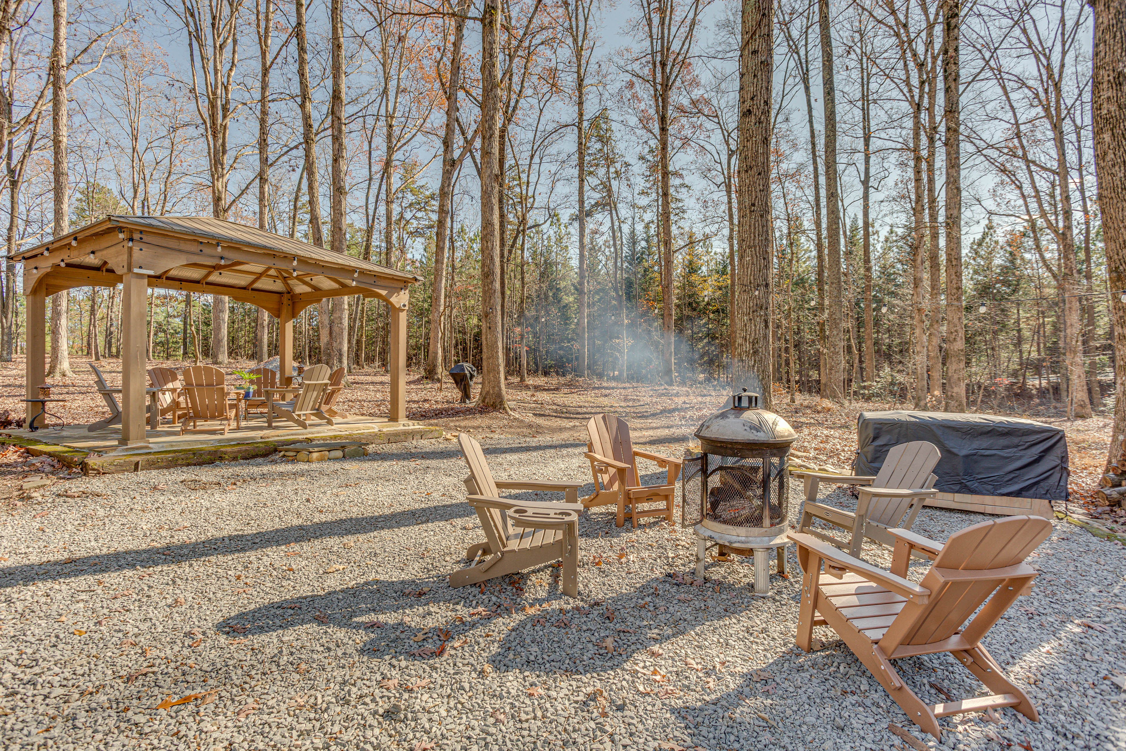 Fire Pit Area (Wood Provided) | Gazebo