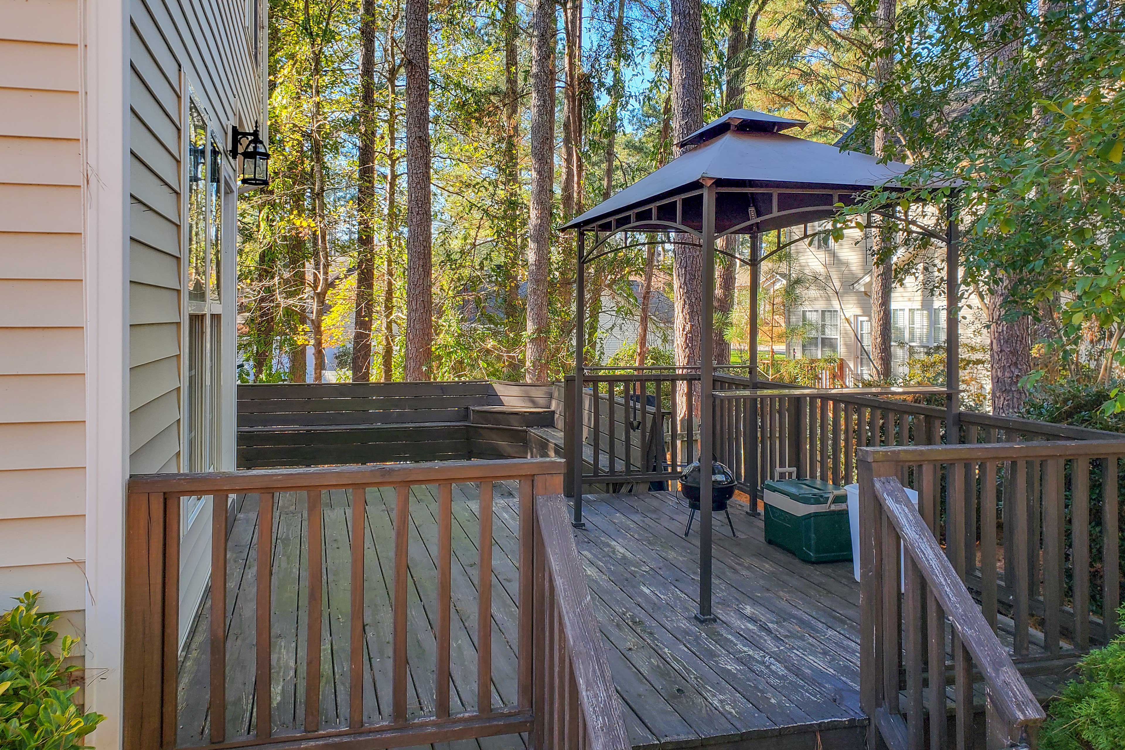 Patio | Charcoal Grill | Sitting Area