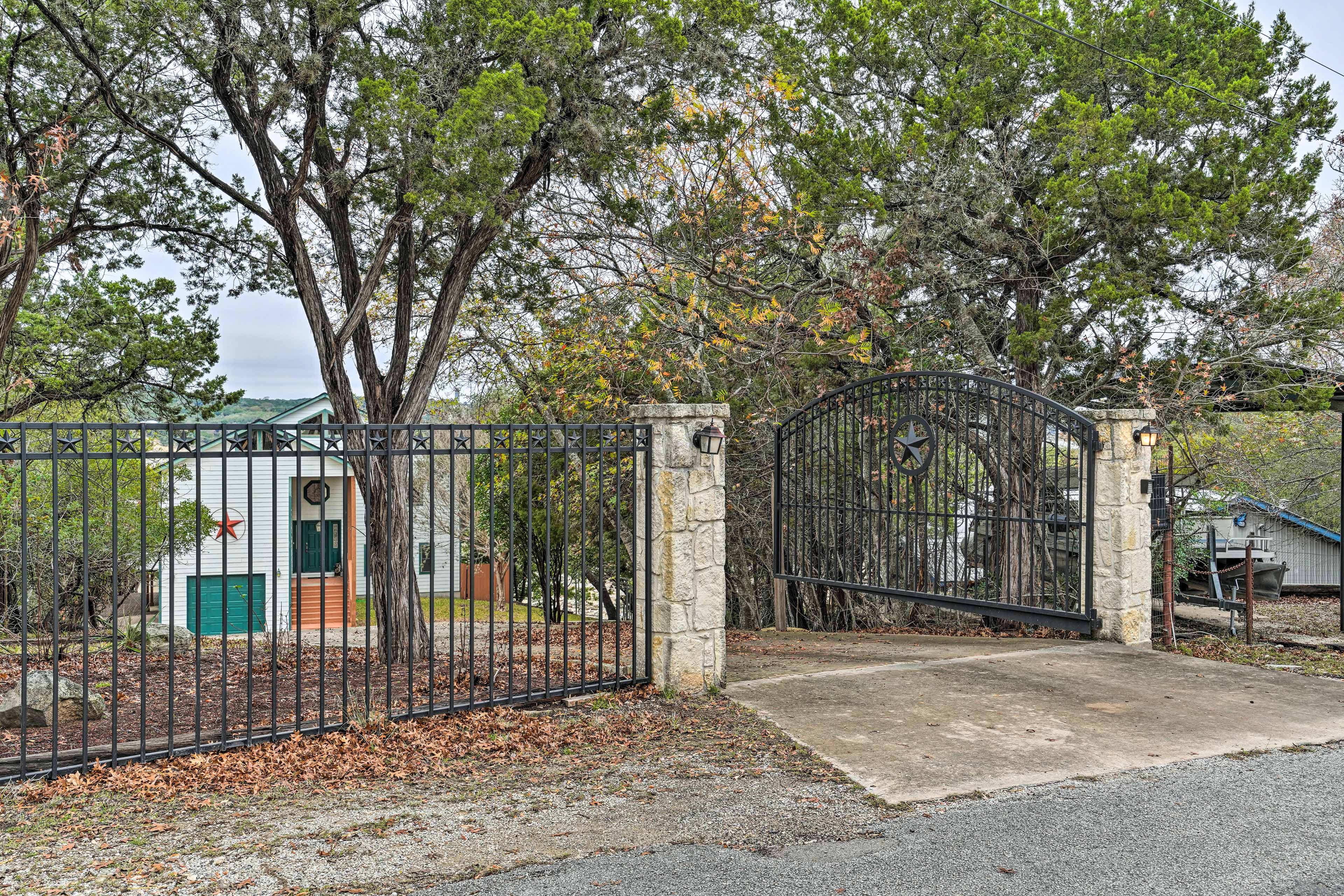 Gate at Driveway Entrance