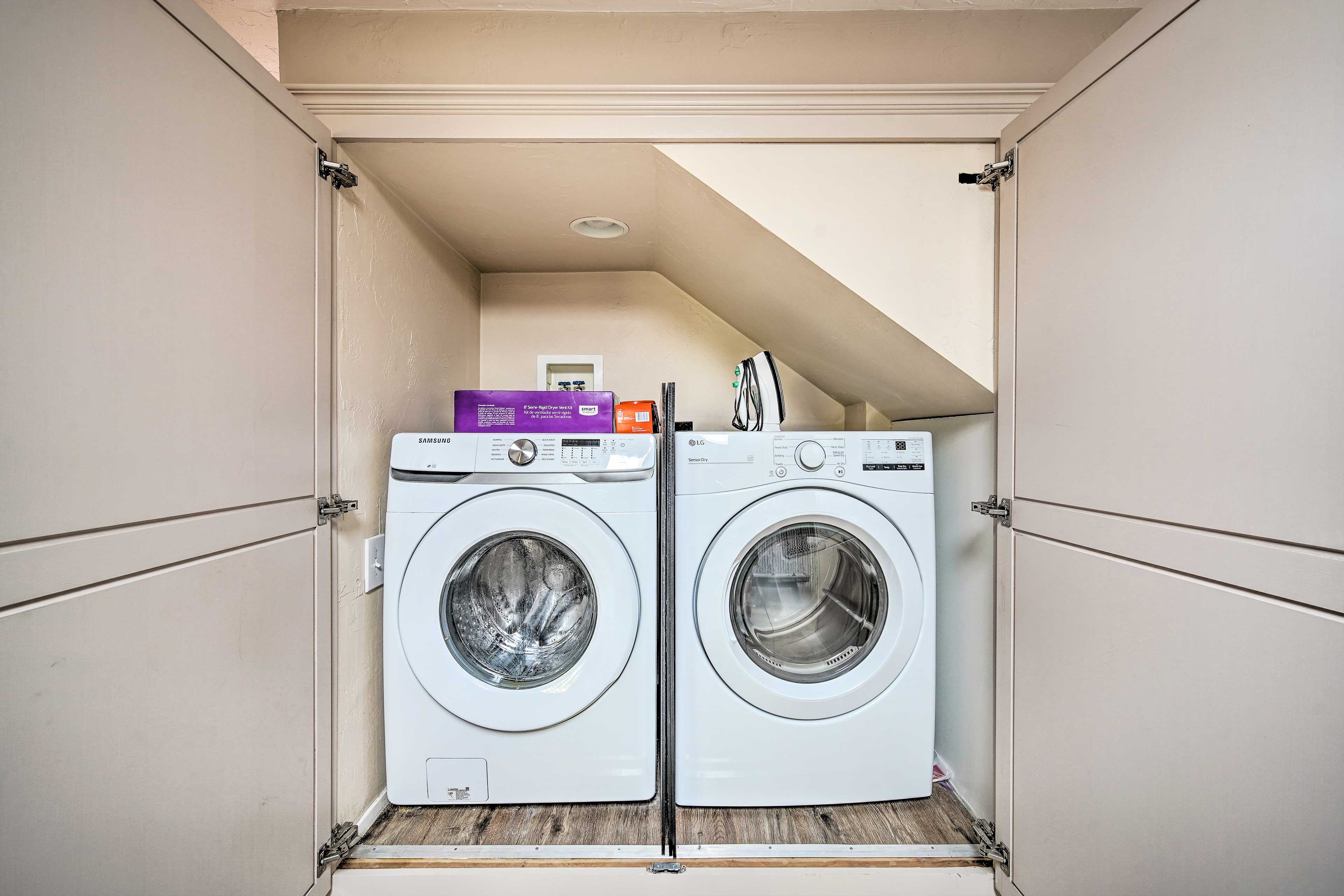 Laundry Area | Washer/Dryer | Laundry Detergent | Iron/Board