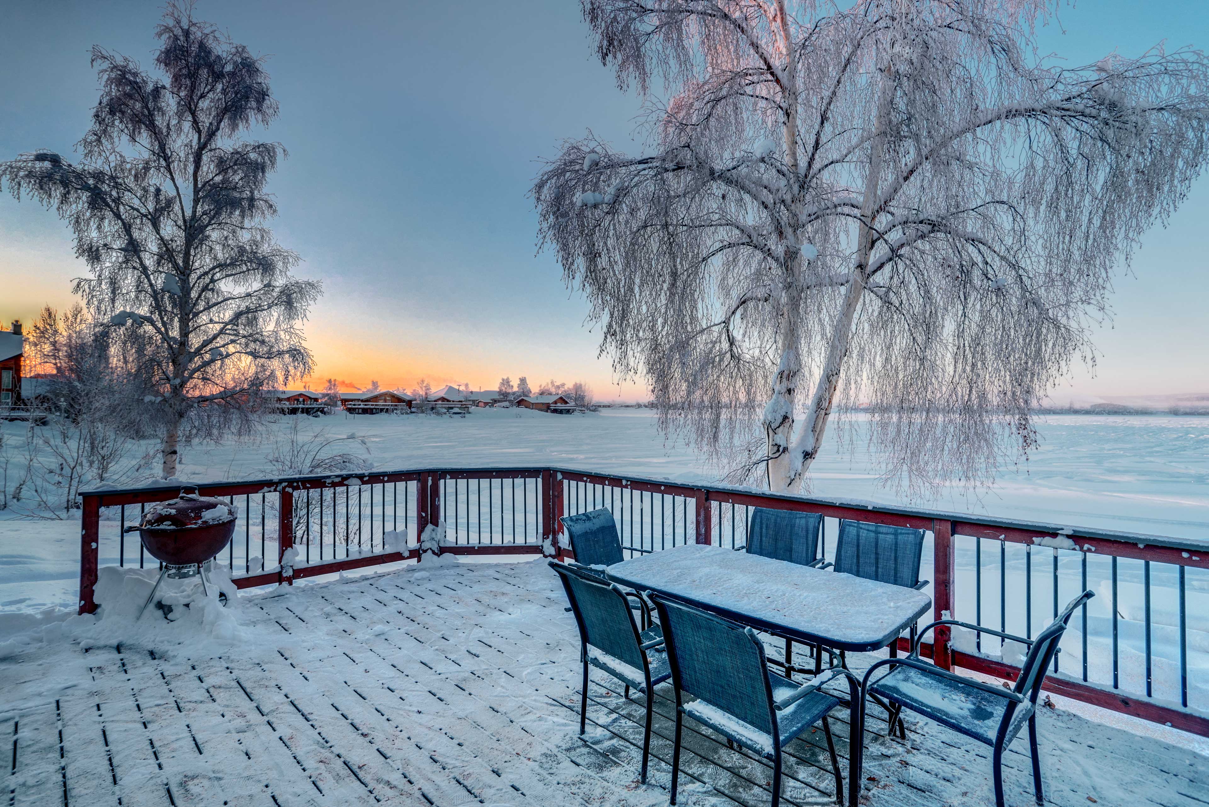 Deck | Dining Area | Charcoal Grill | Lake Views