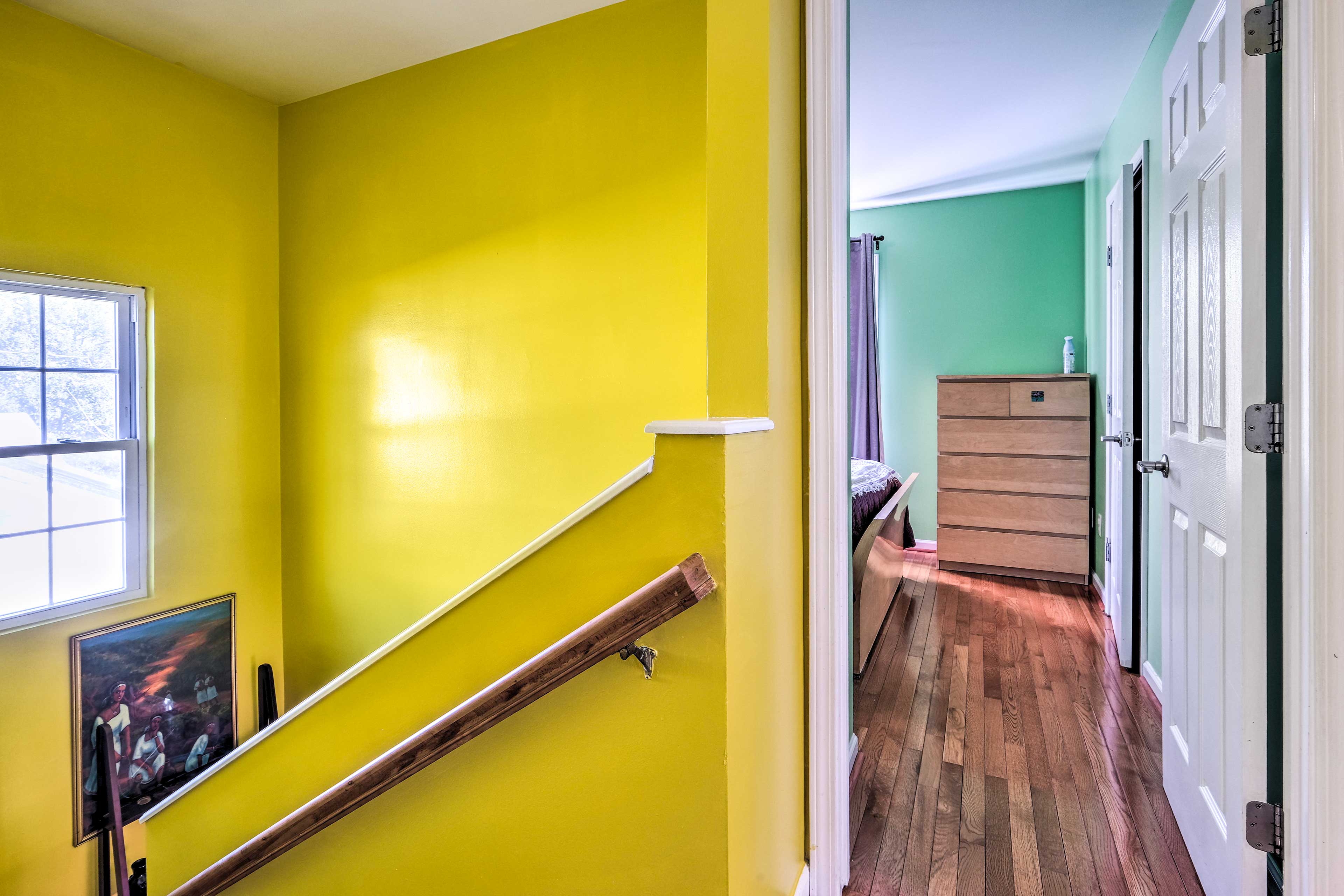 Hallway | Stairs Required to Access All Bedrooms