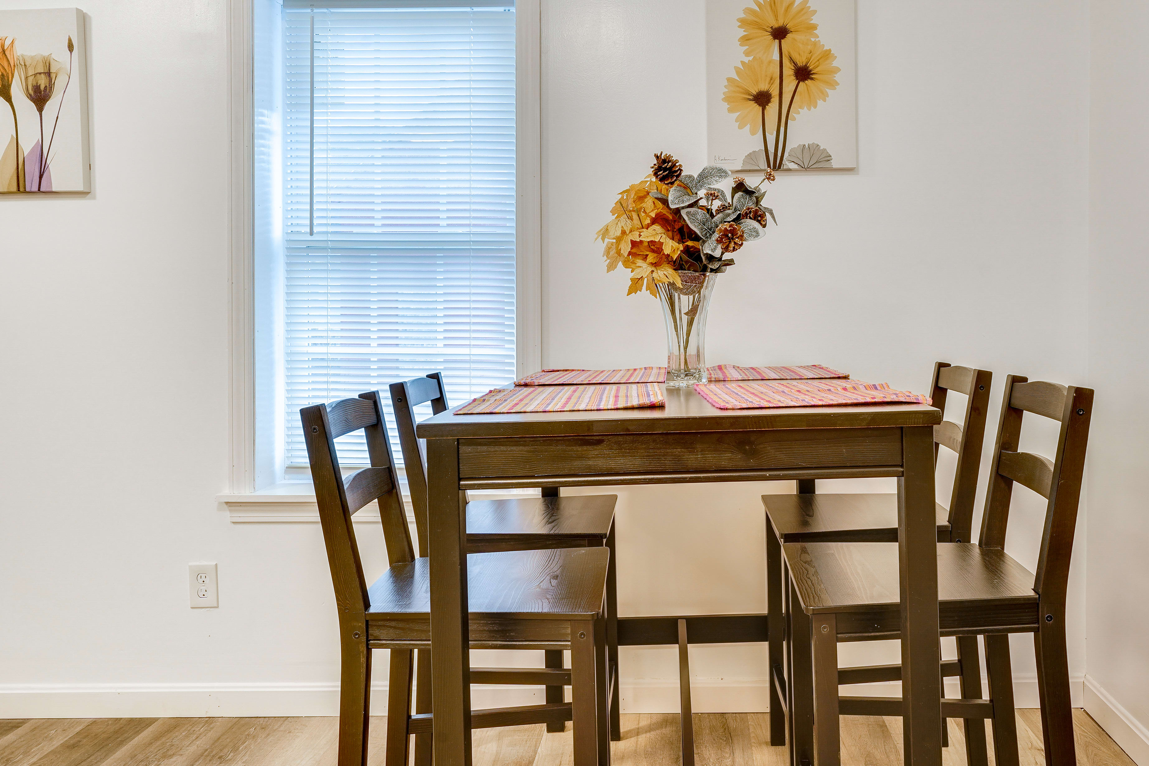 Dining Area | Dishware/Flatware | Trash Bags/Paper Towels