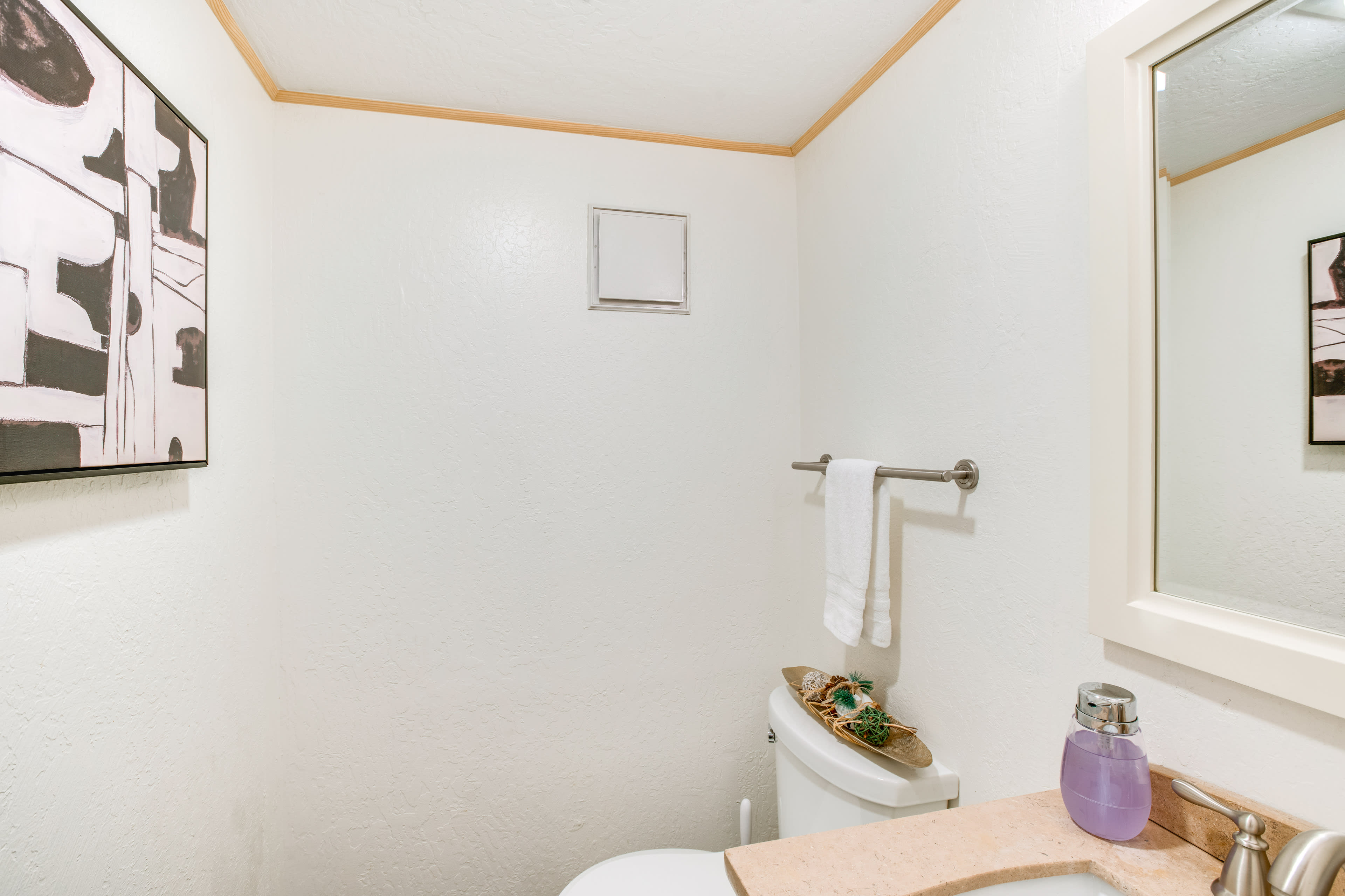 Half Bathroom | 1st Floor | Washer/Dryer | Laundry Detergent | Iron/Board