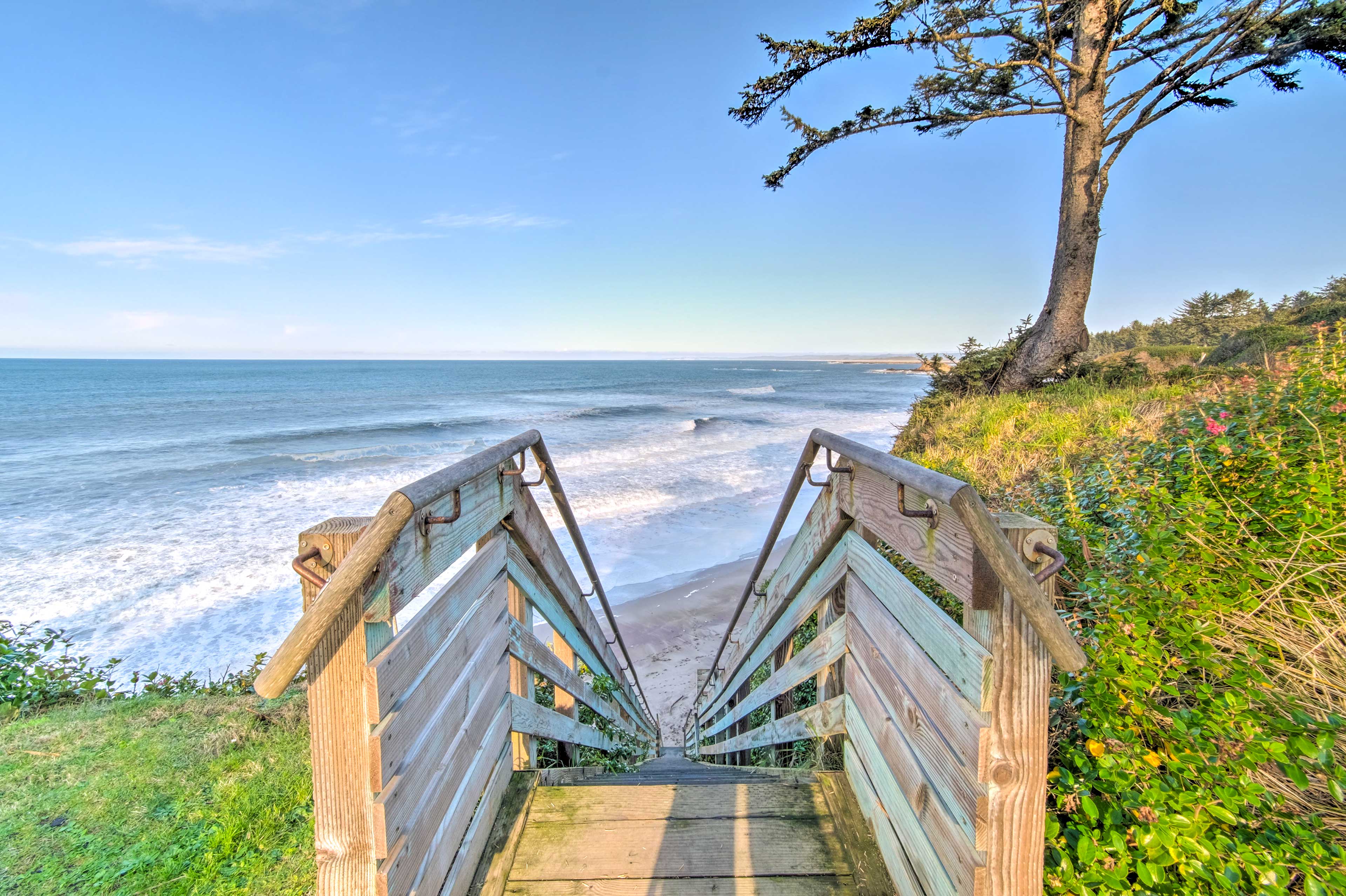 Private Stairway to Beach