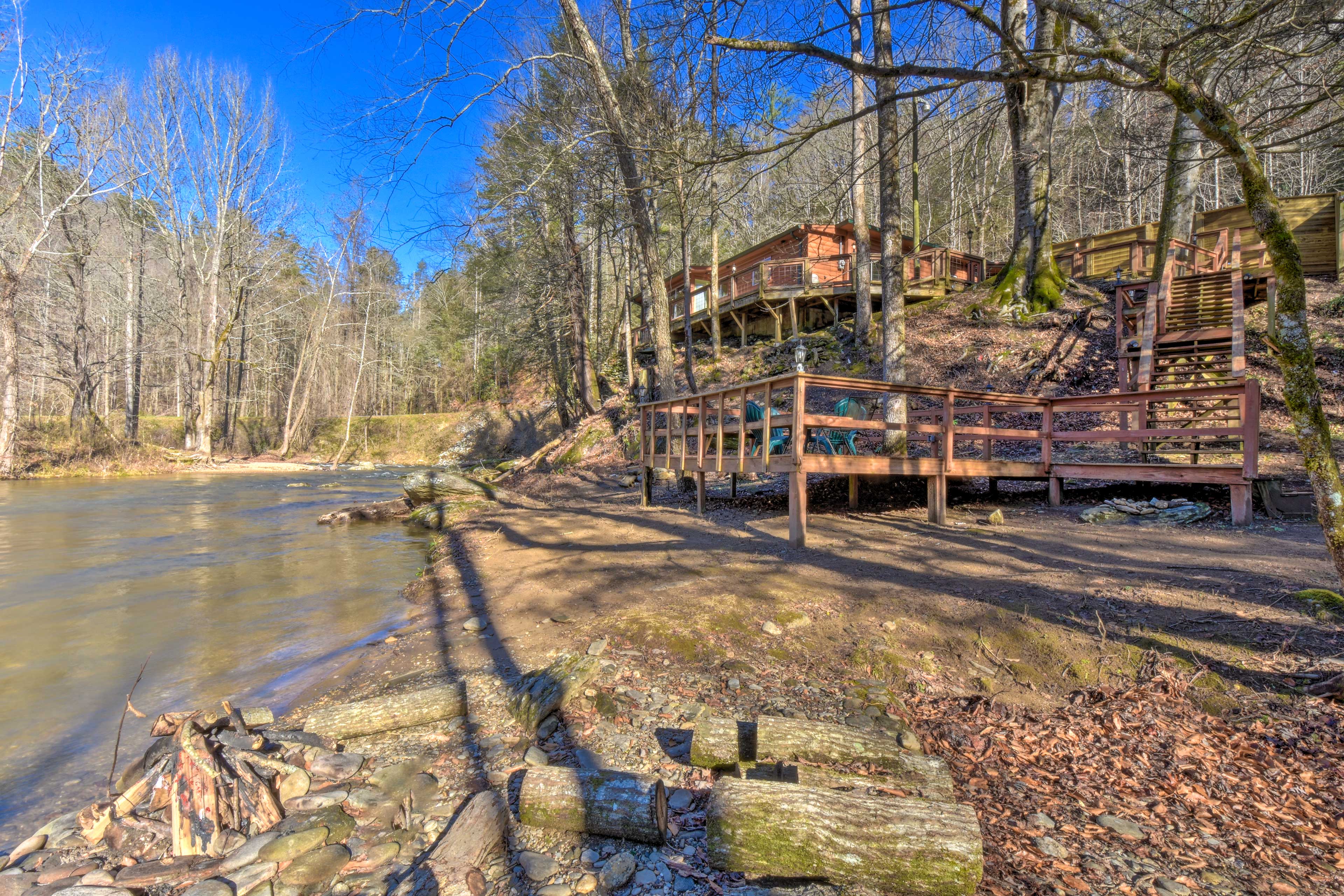 Chattahoochee River Access On-Site | Swimming & Fishing Allowed