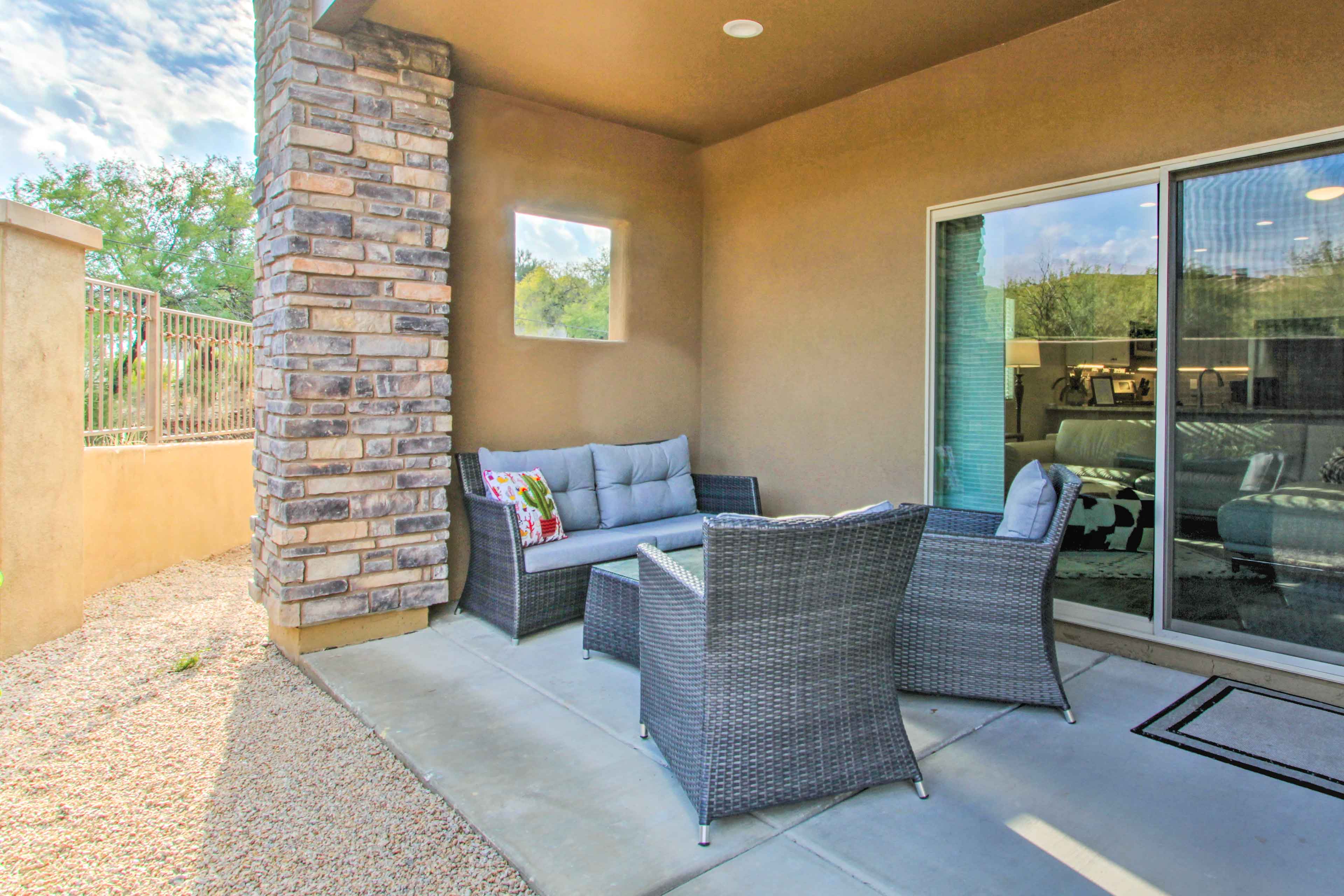 Private Covered Patio