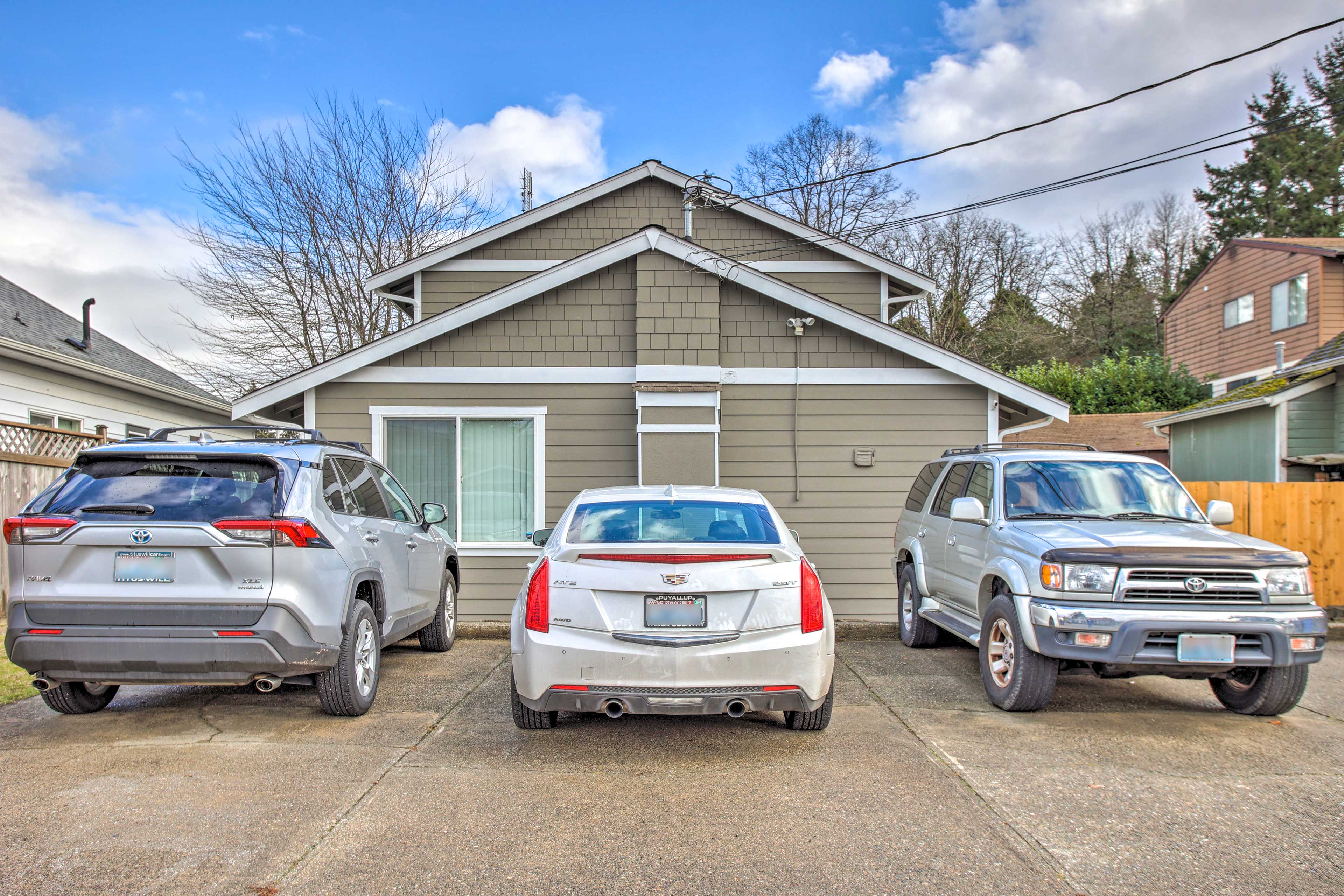 Parking | Driveway (2 Vehicles) | Street Parking