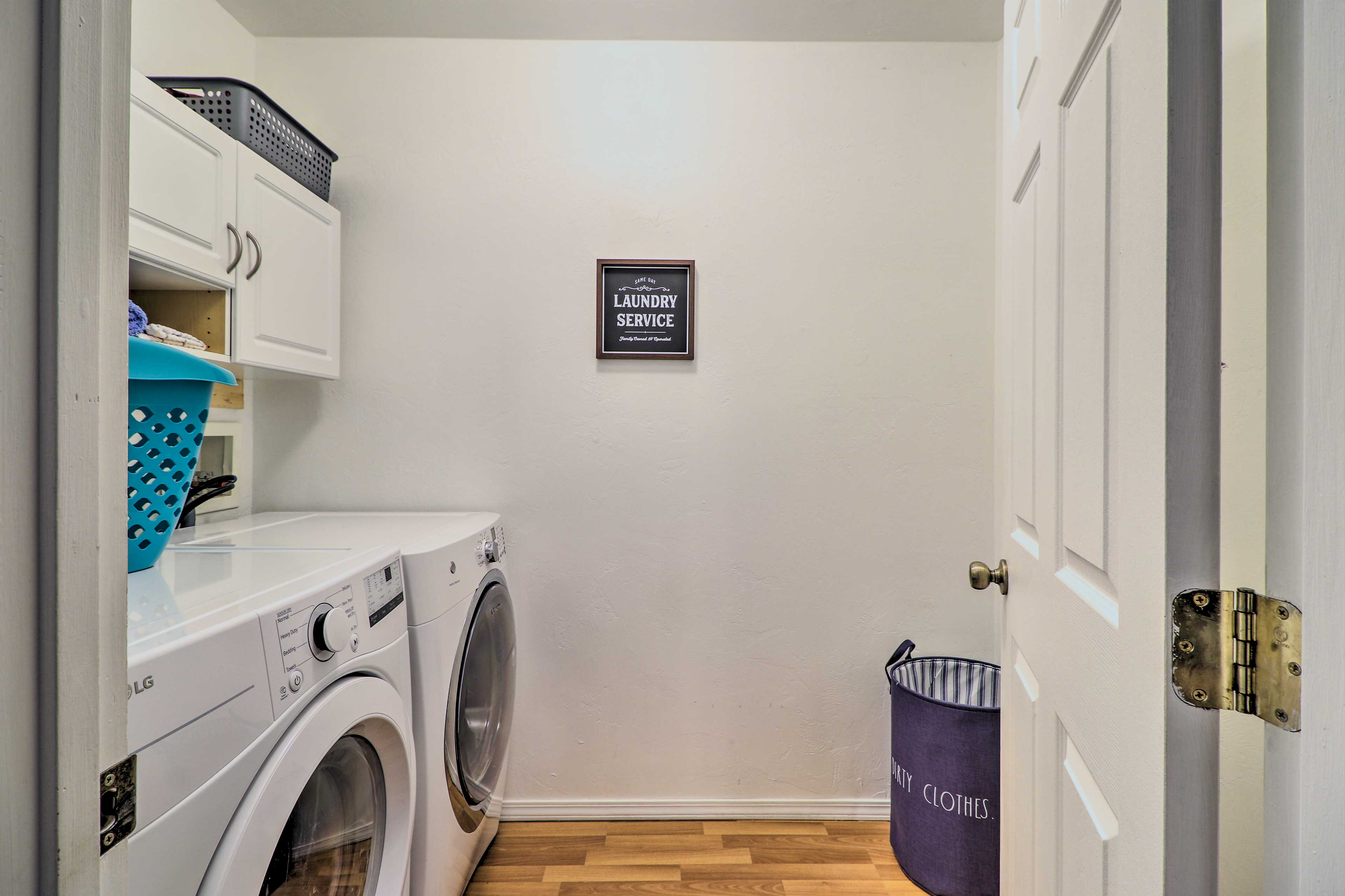 Laundry Room | Washer & Dryer | Linens Provided