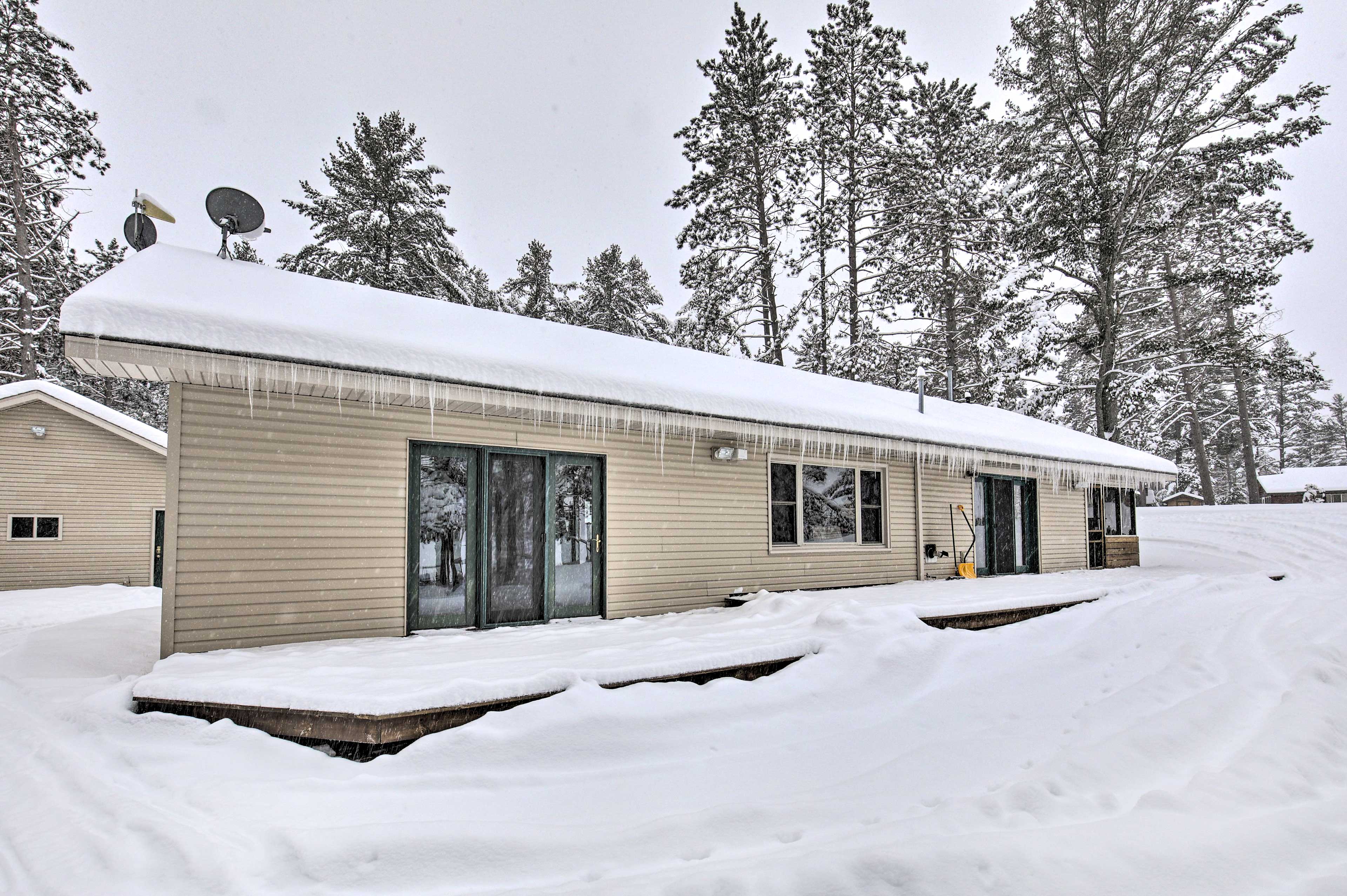 Private Deck | Backyard | Lake Views & Access