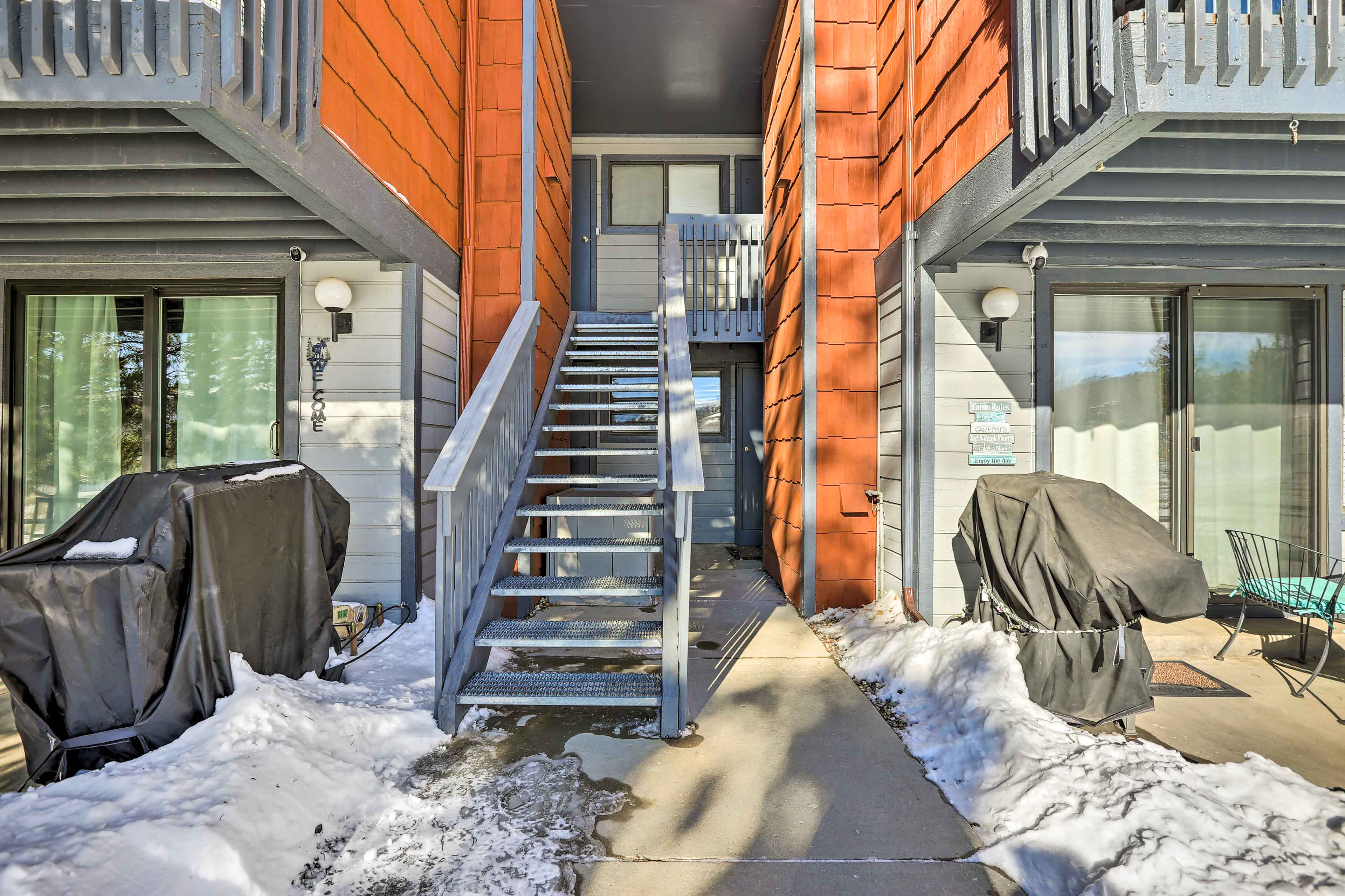 Stairs to Access Condo