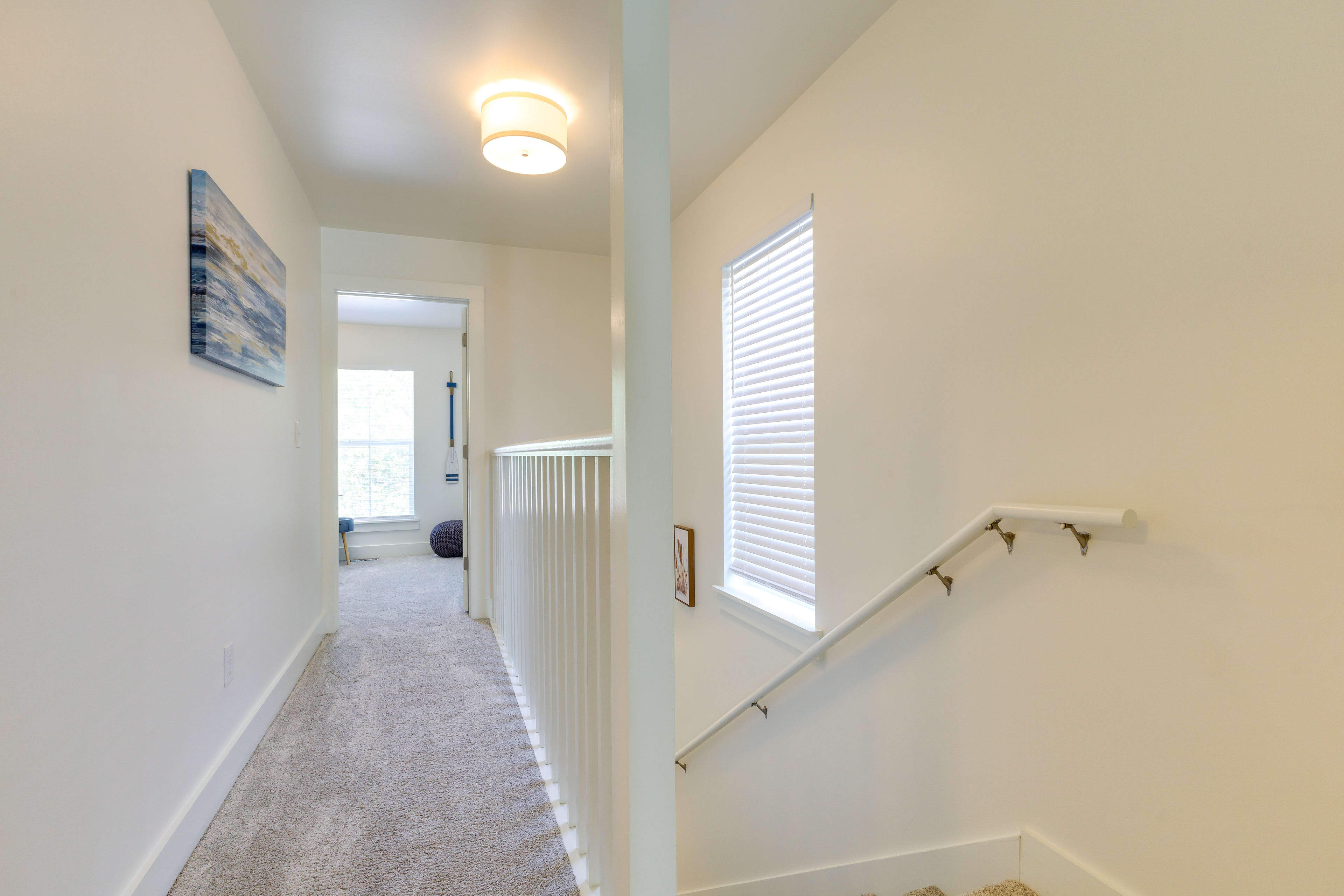 Hallway | Stairs to Access Both Bedrooms