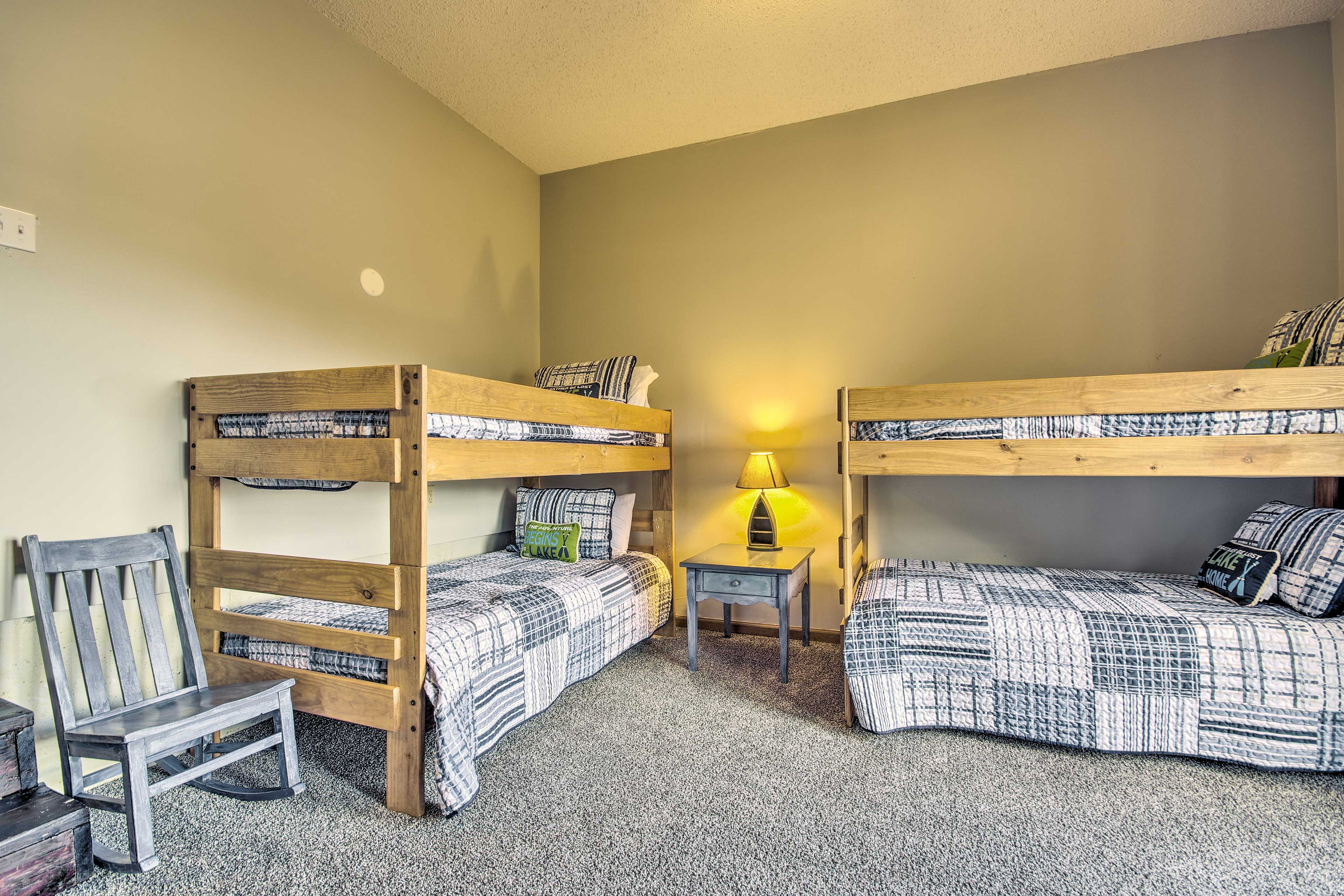 Bedroom 3 | Lower Level | 2 Twin Bunk Beds