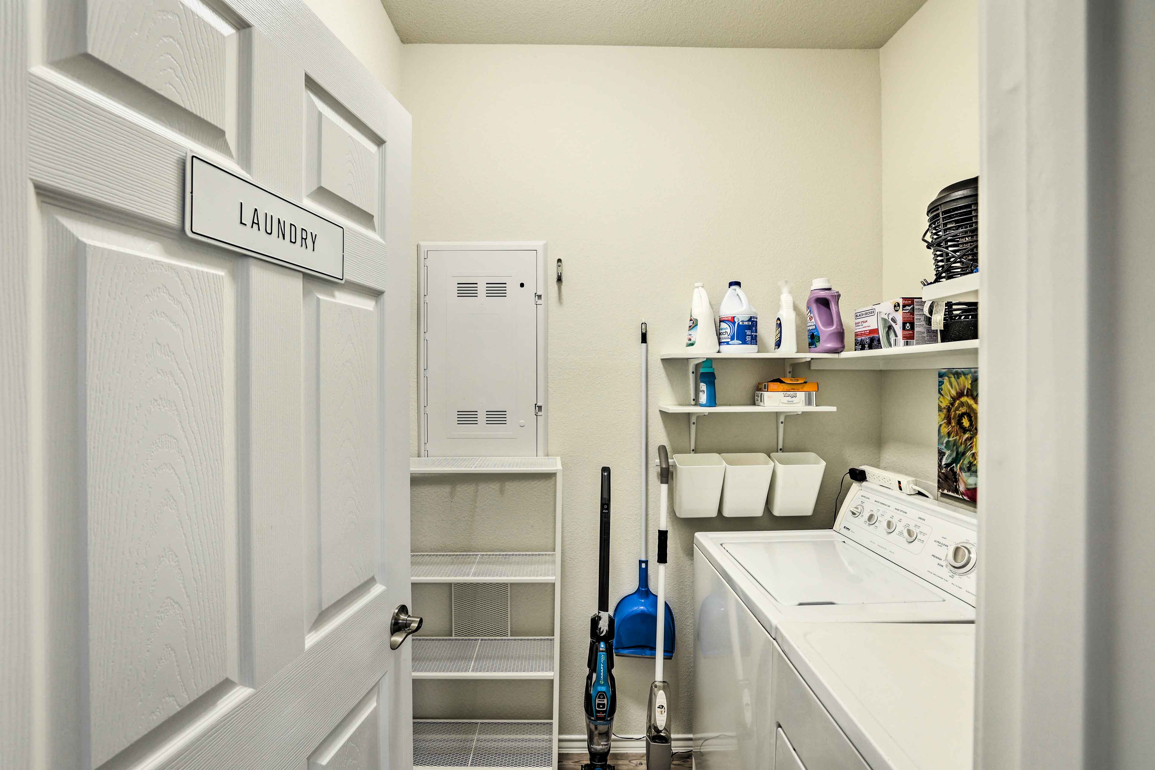 Laundry Area | Washer/Dryer | Laundry Detergent | Iron/Board