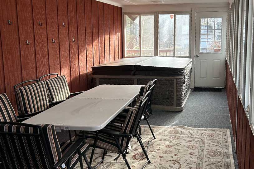 Sunroom | Private Hot Tub