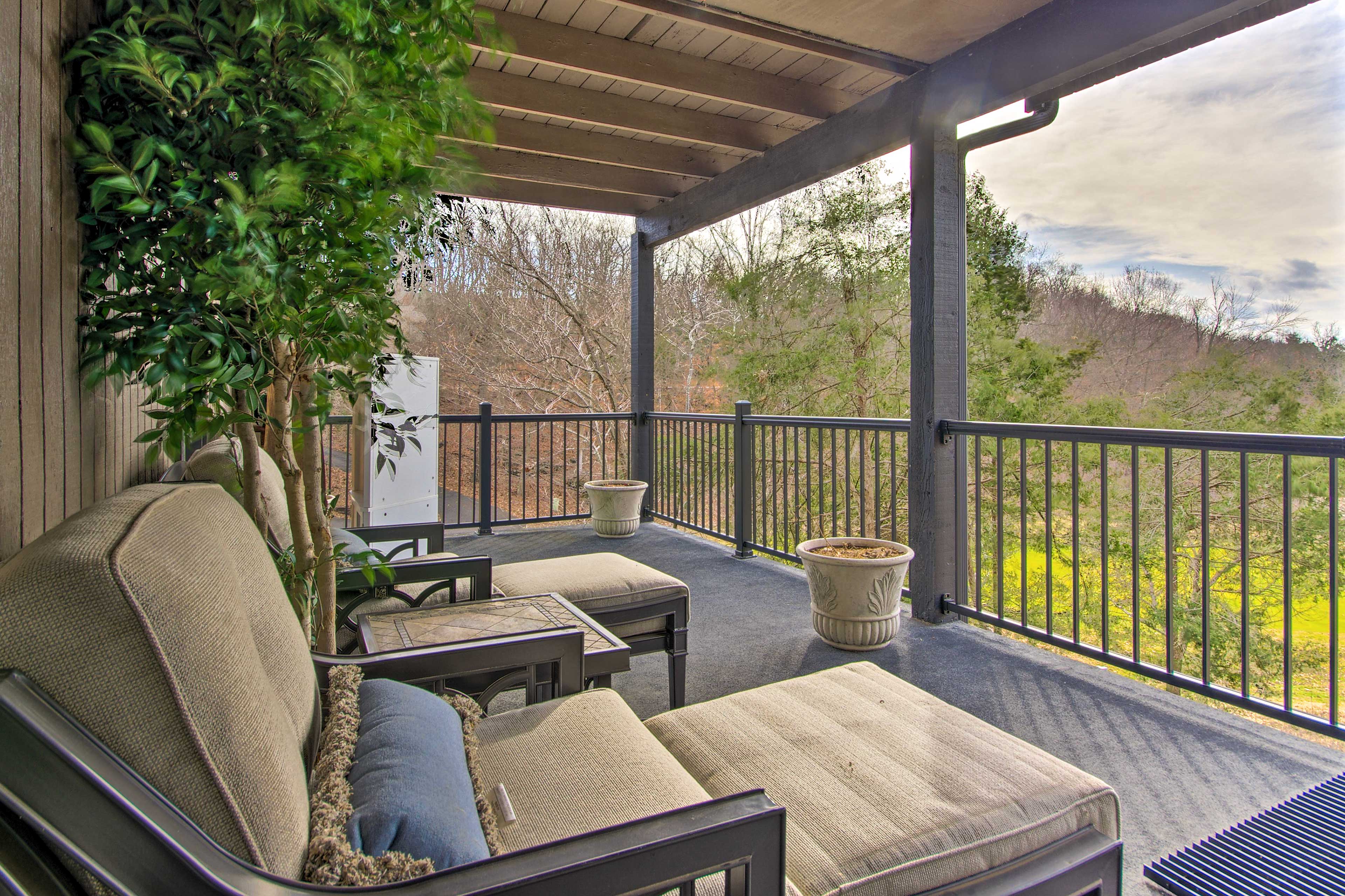 Basement Deck | Lake & Golf Course View