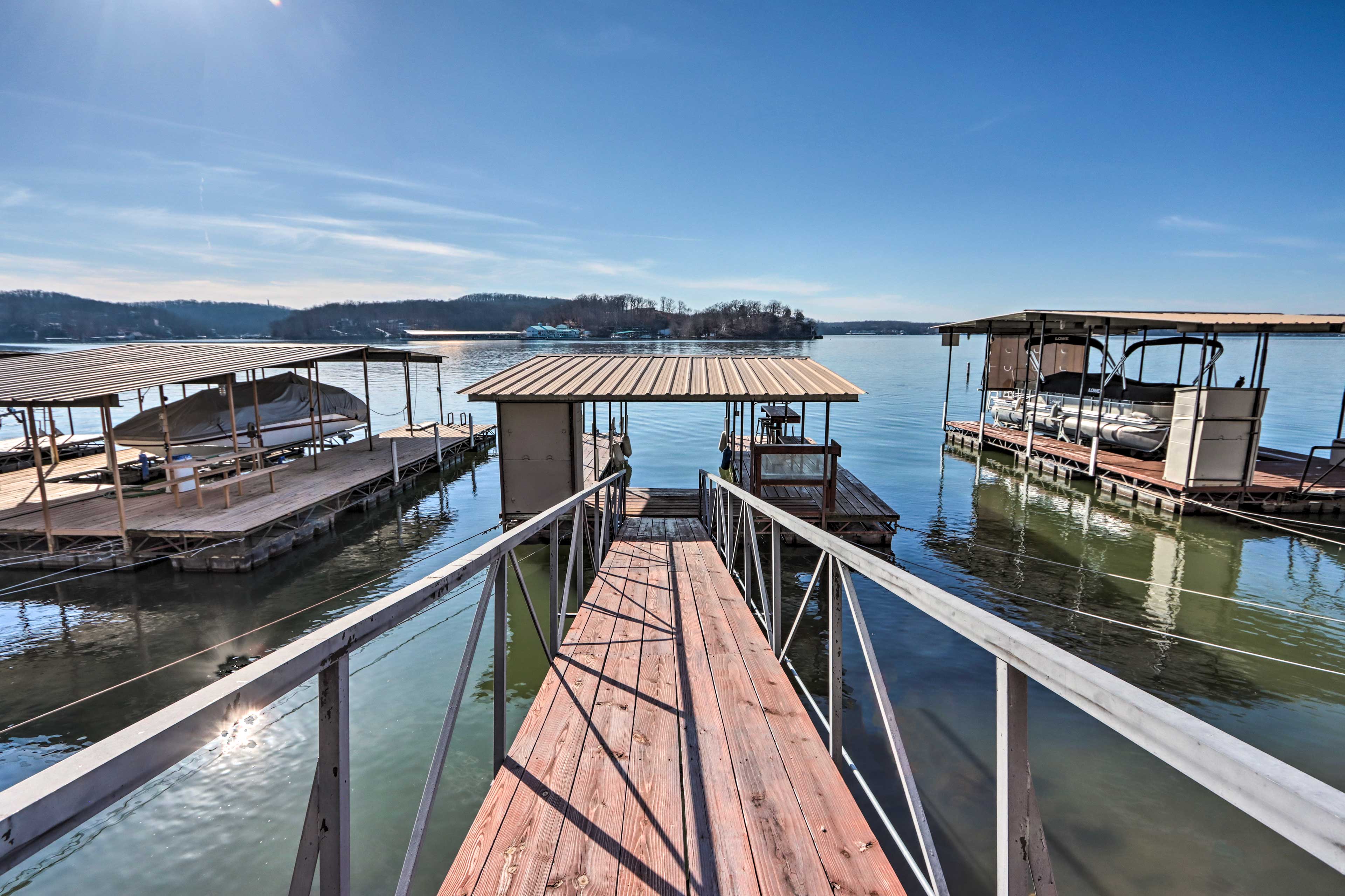 House Exterior | Private Boat Dock & Slip