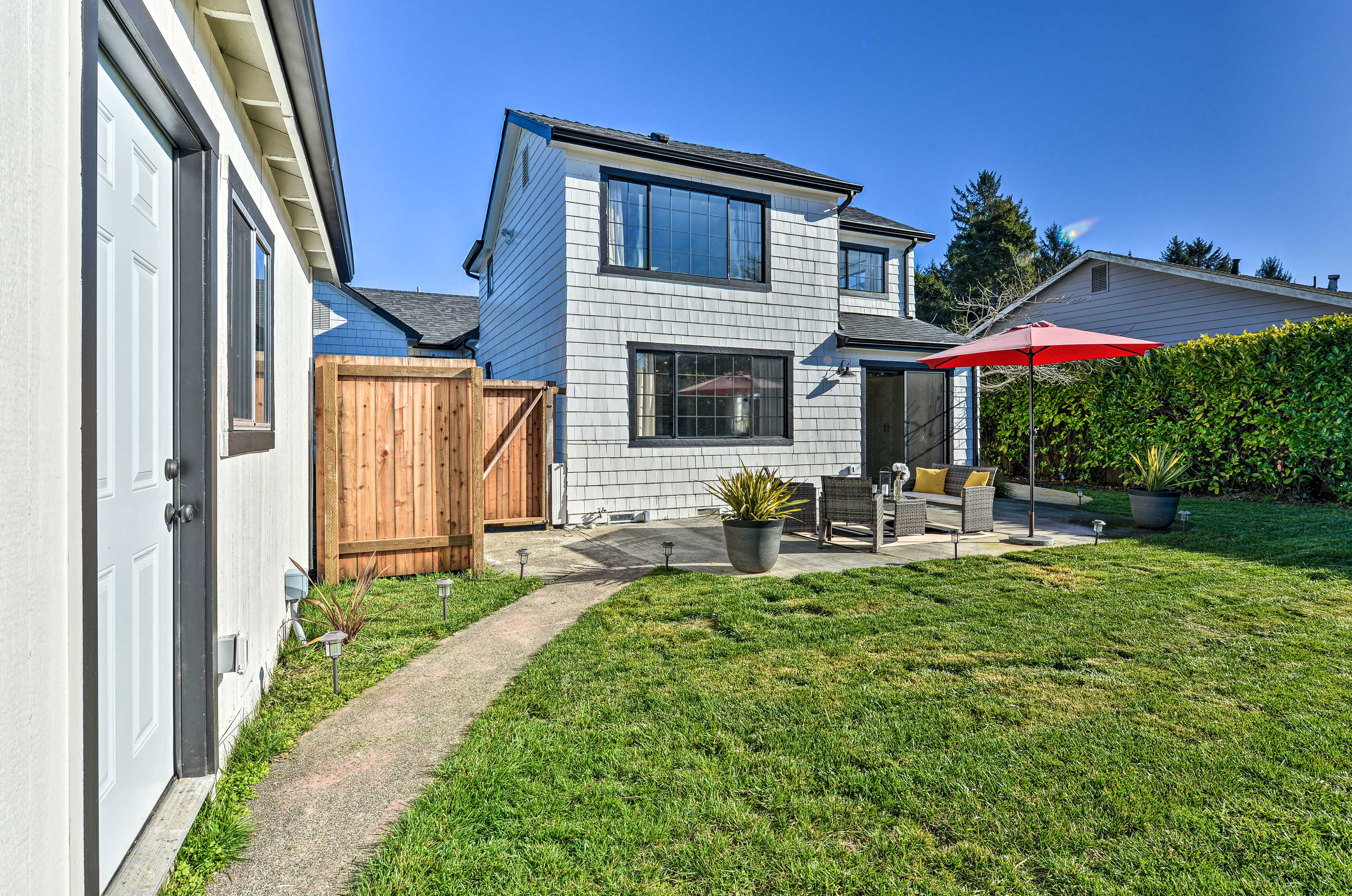 Private Fenced Backyard