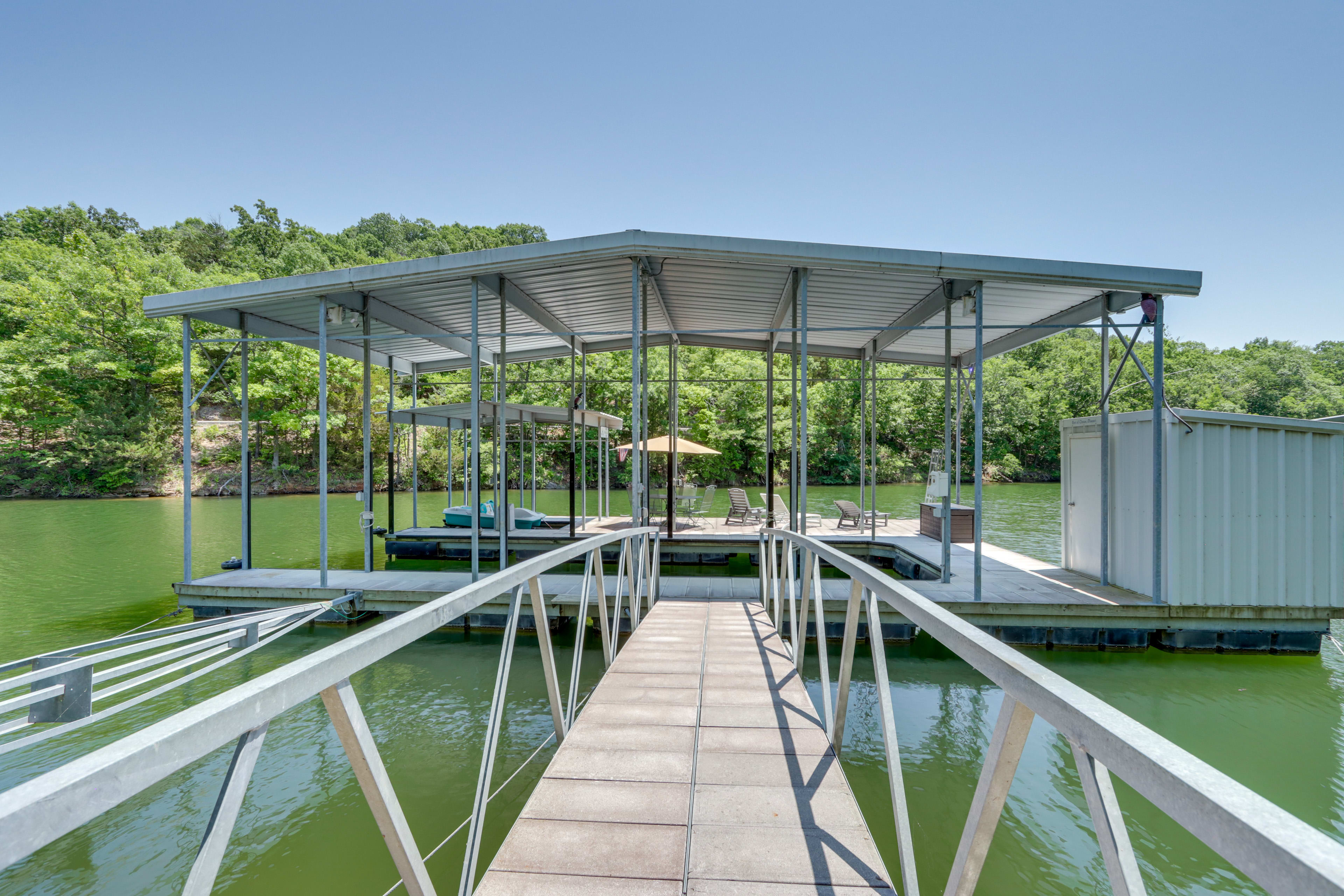 Private Dock | 14 x 36 Boat/Jet Ski Slip | Lounge Seating