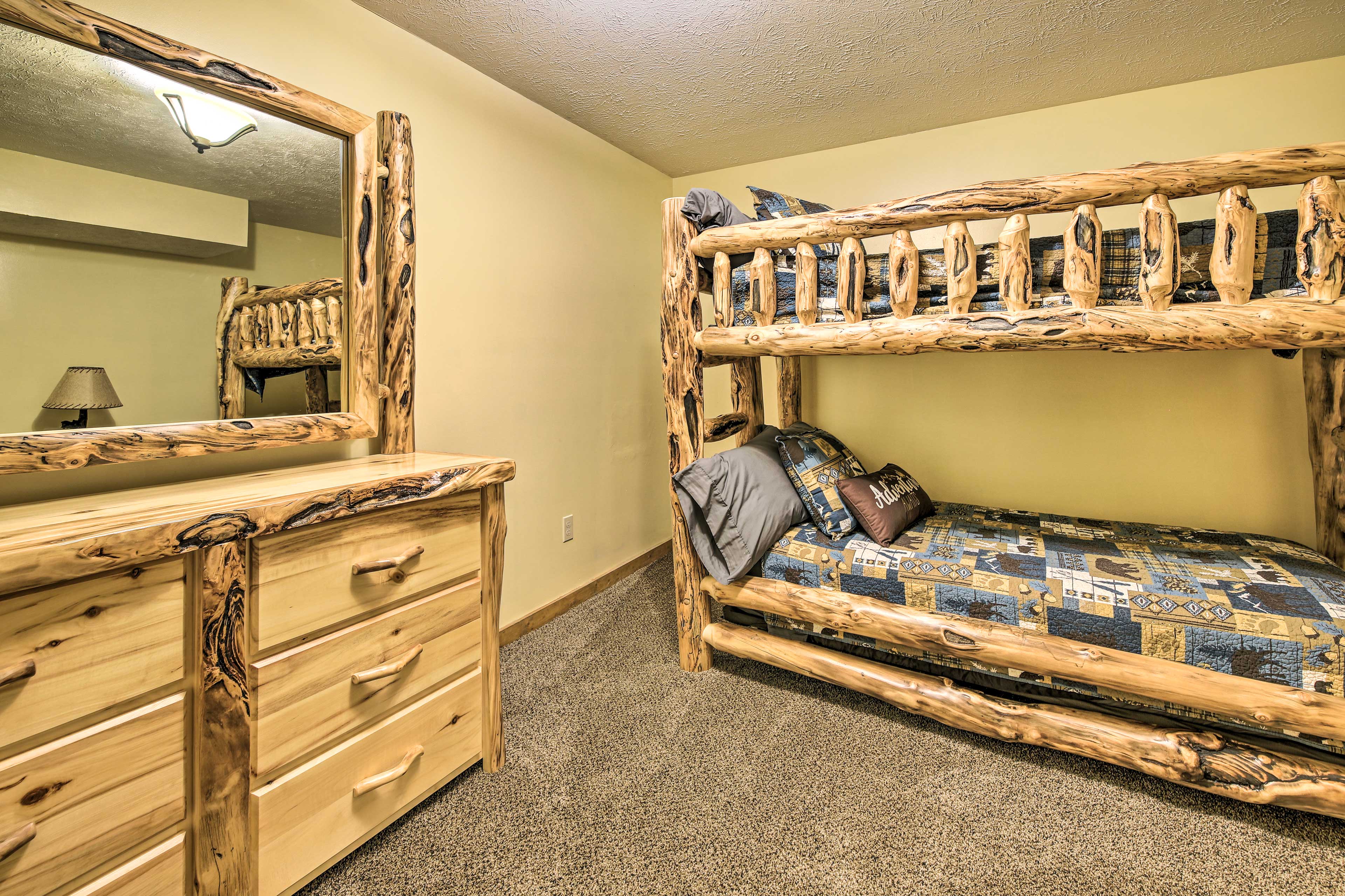 Bedroom 6 | Lower Level | Twin Bunk Bed