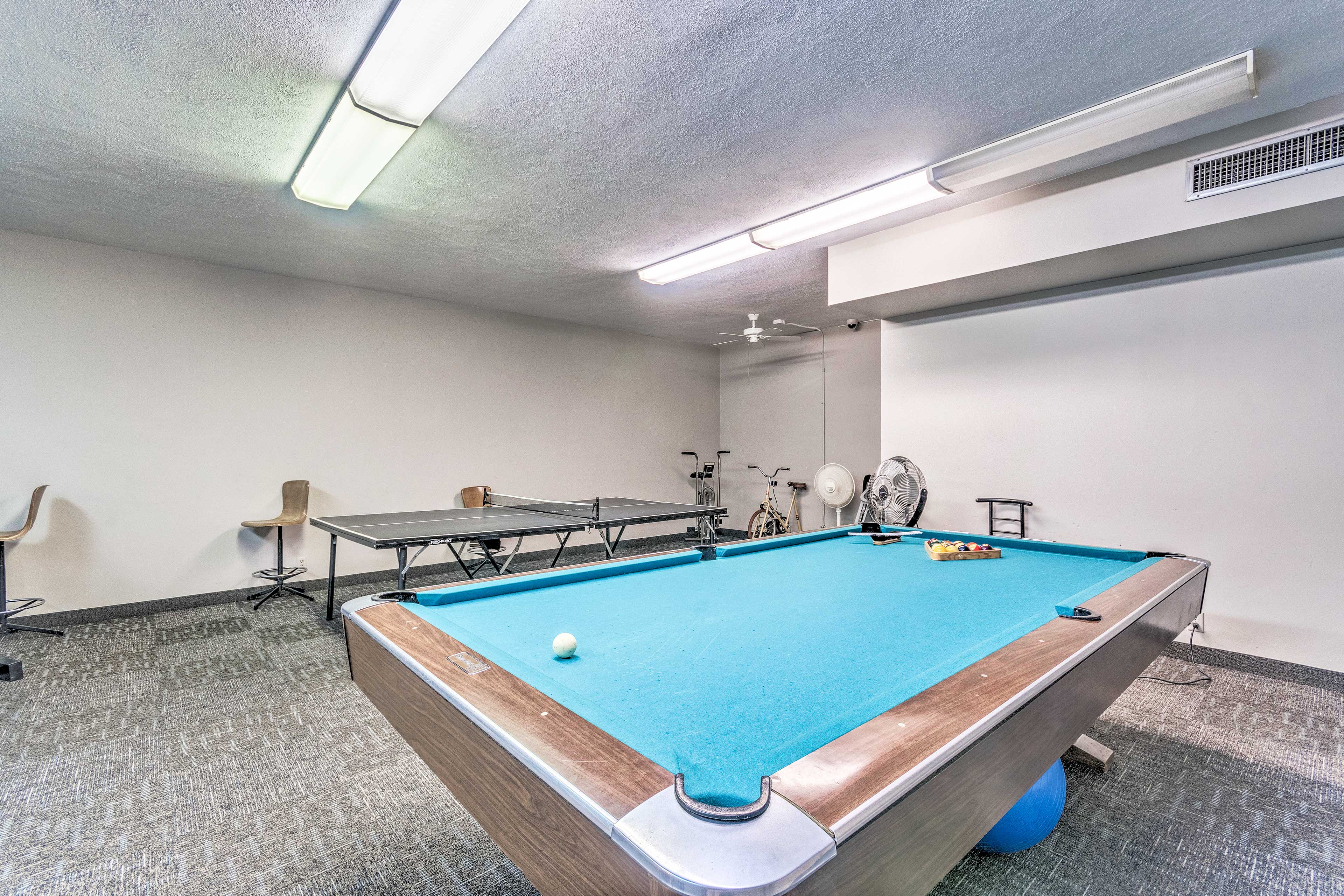 Beacon Manor Amenities | Game Room | Workout Equipment