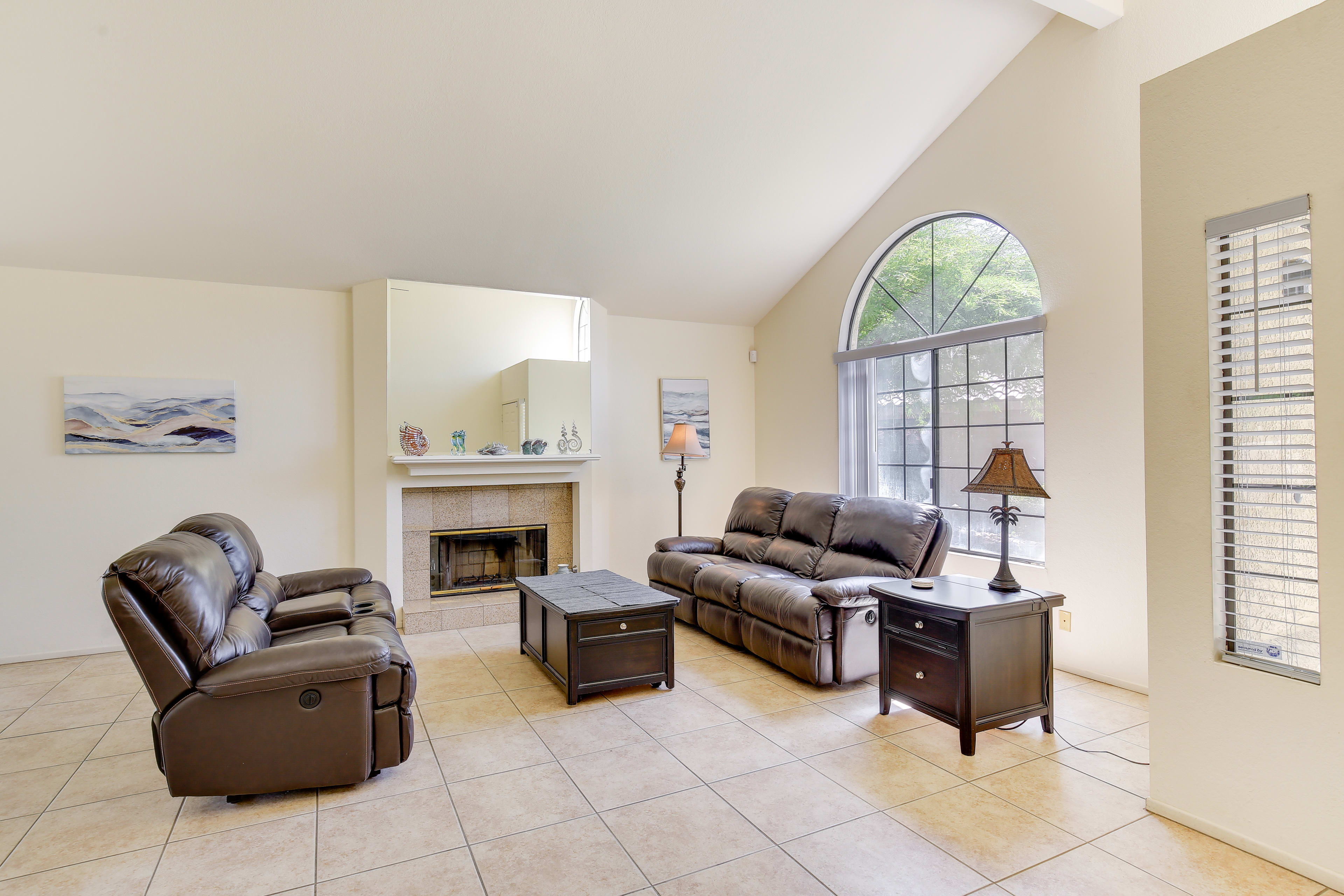 Family Room | Gas Fireplace | Electric Recliners