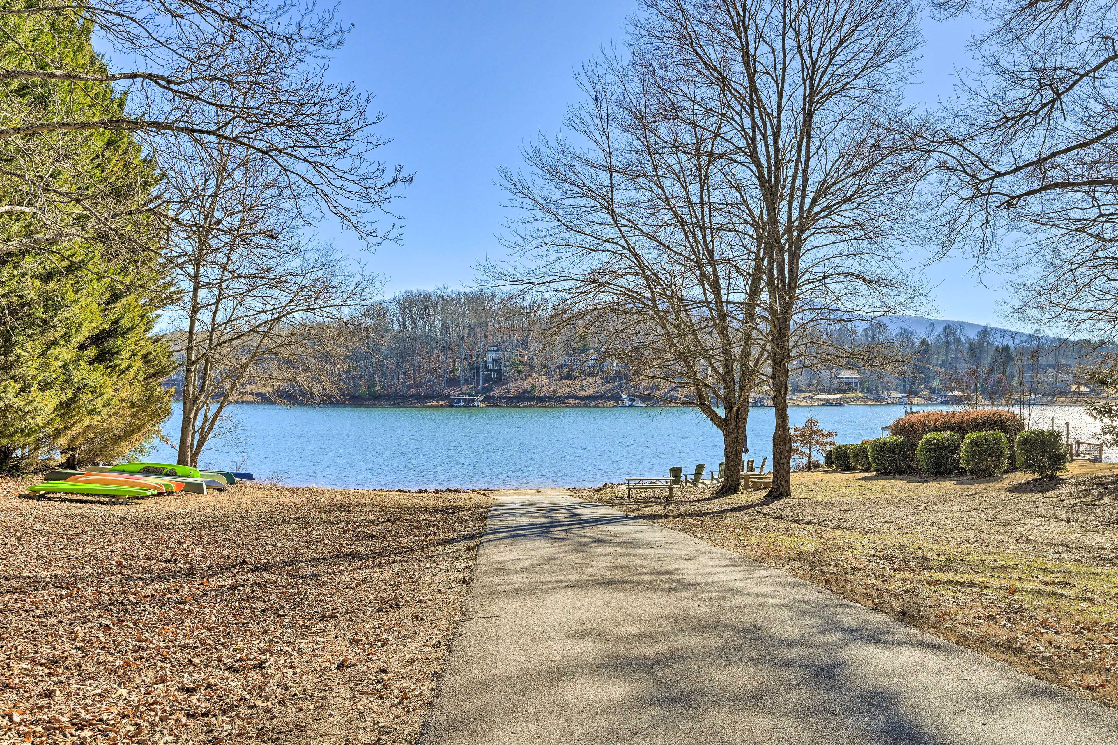 Community Picnic Area & Boat Ramp | Walking Distance From Property