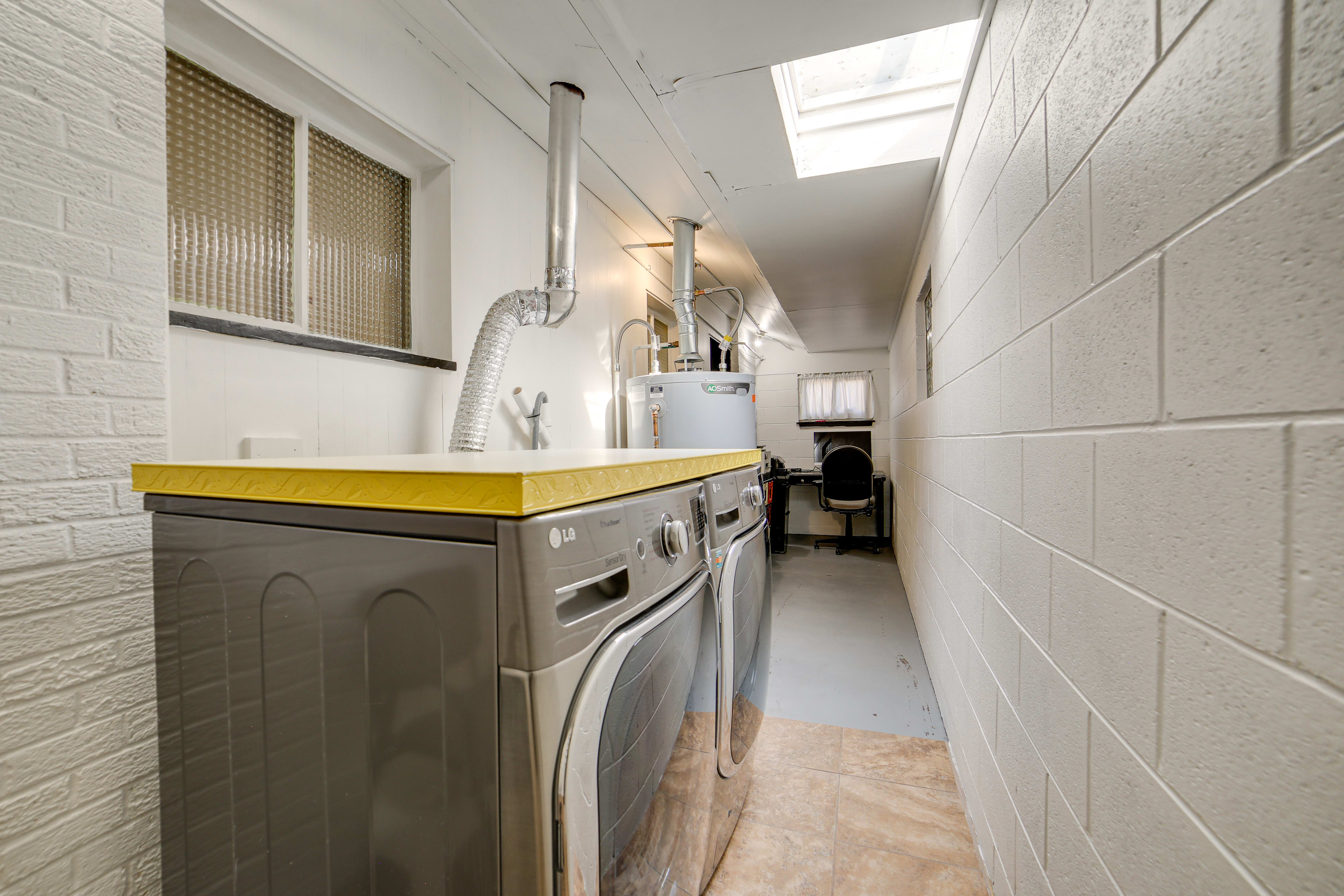 Laundry Room & Office Area