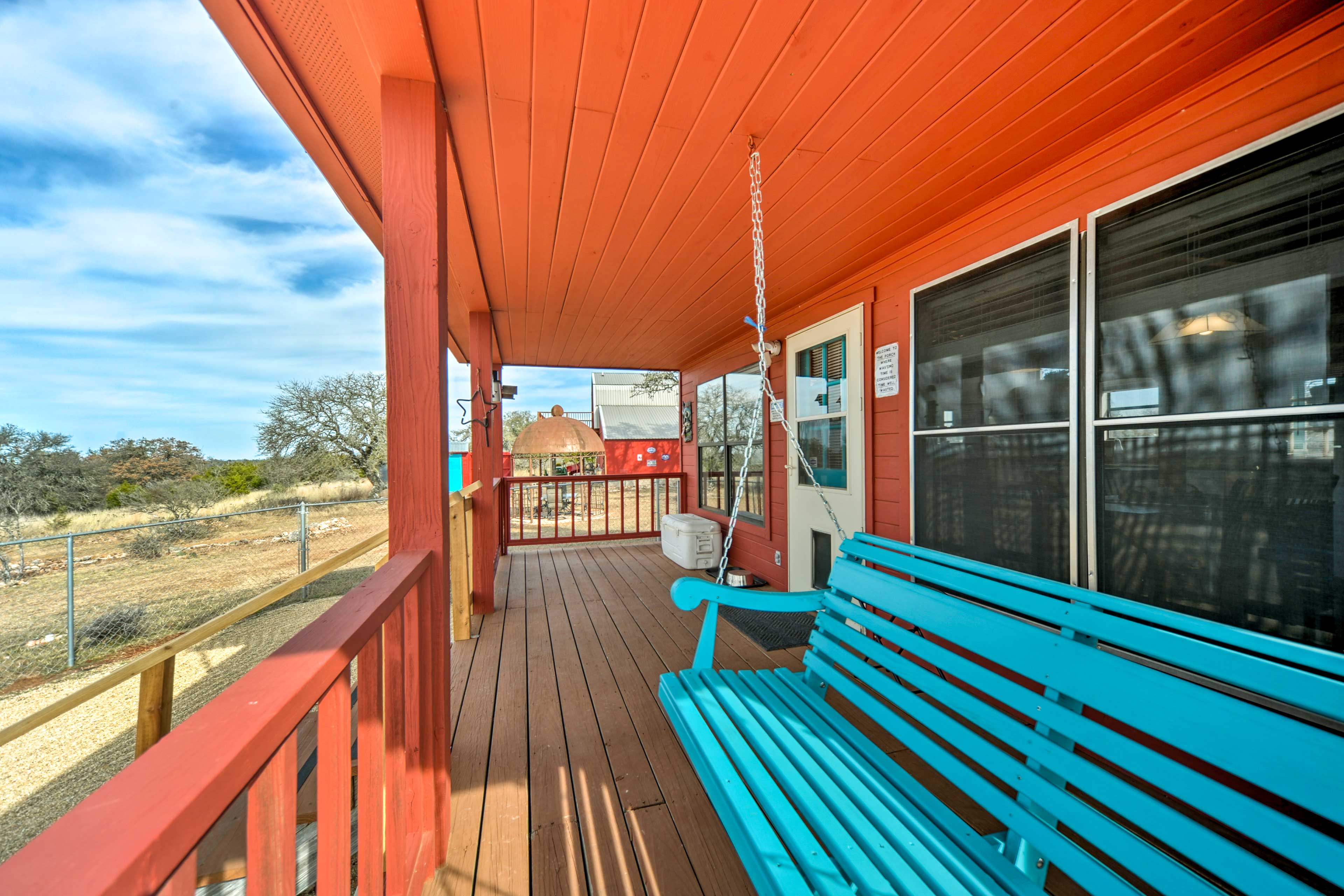 Back Porch | Fenced-In Yard