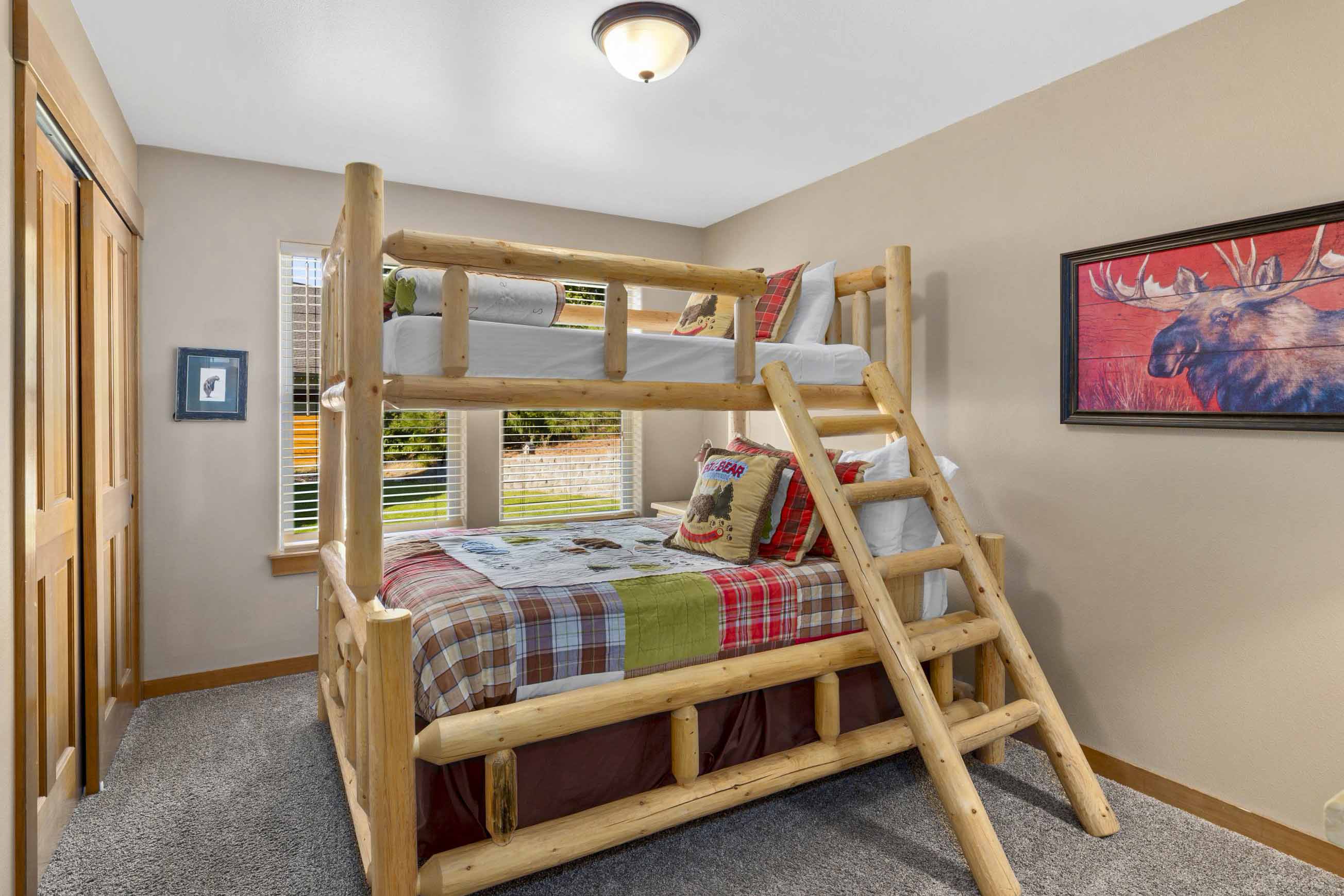 Bedroom 2 | Twin/Full Bunk Bed | Smart TV