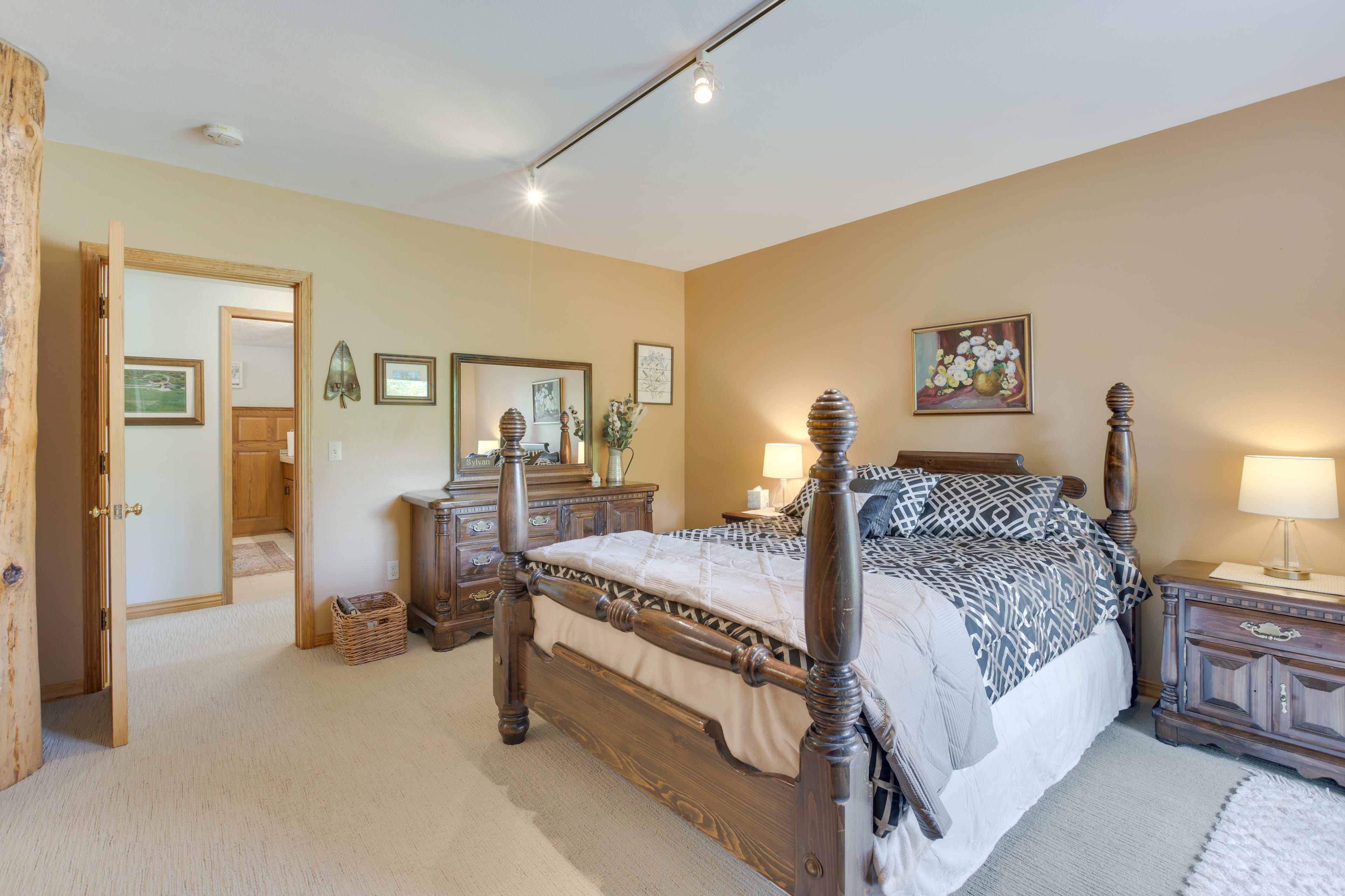 Bedroom 3 | Queen Bed | Lower Level | Private Patio