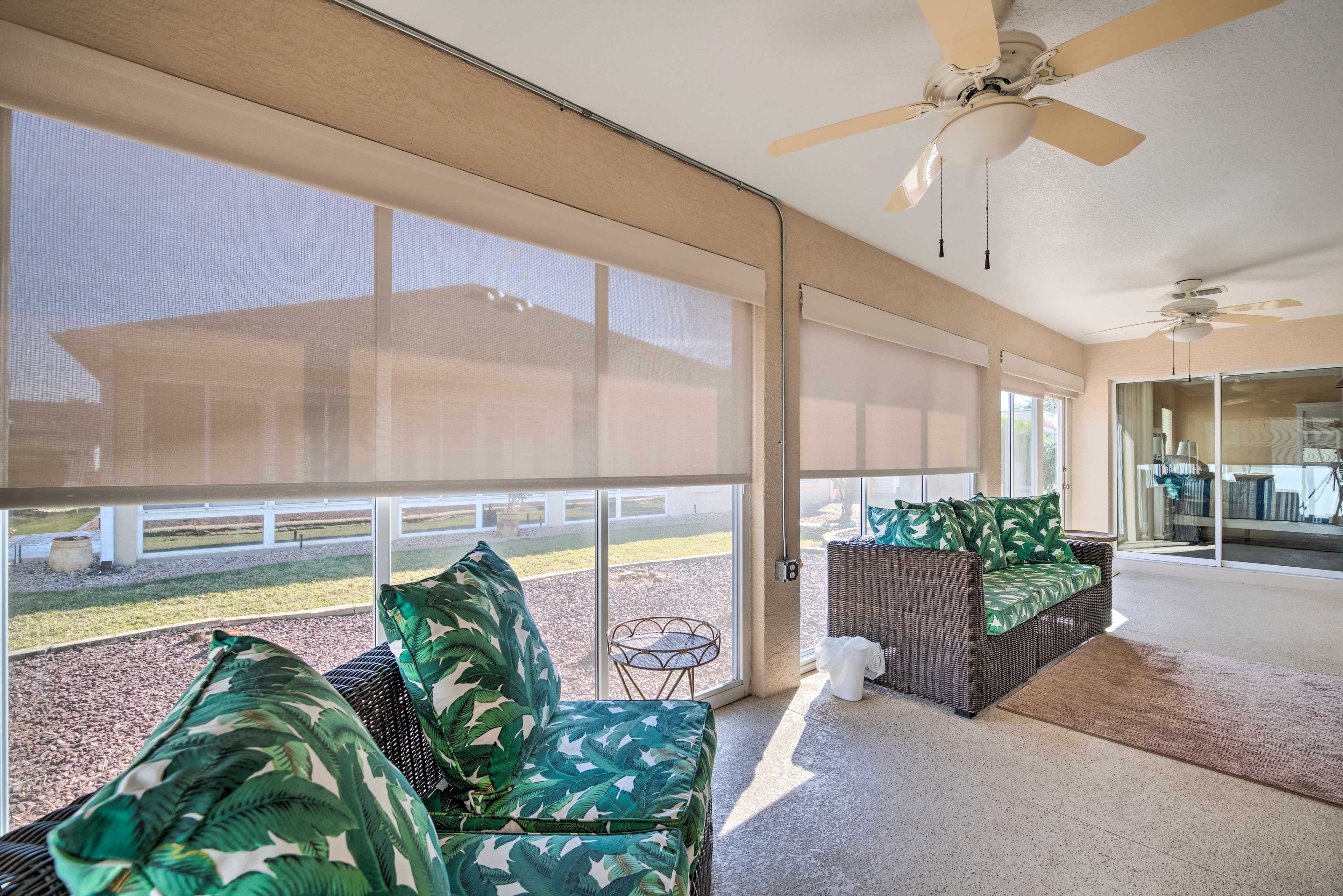 Lanai | Central A/C + Heating | Private Yard