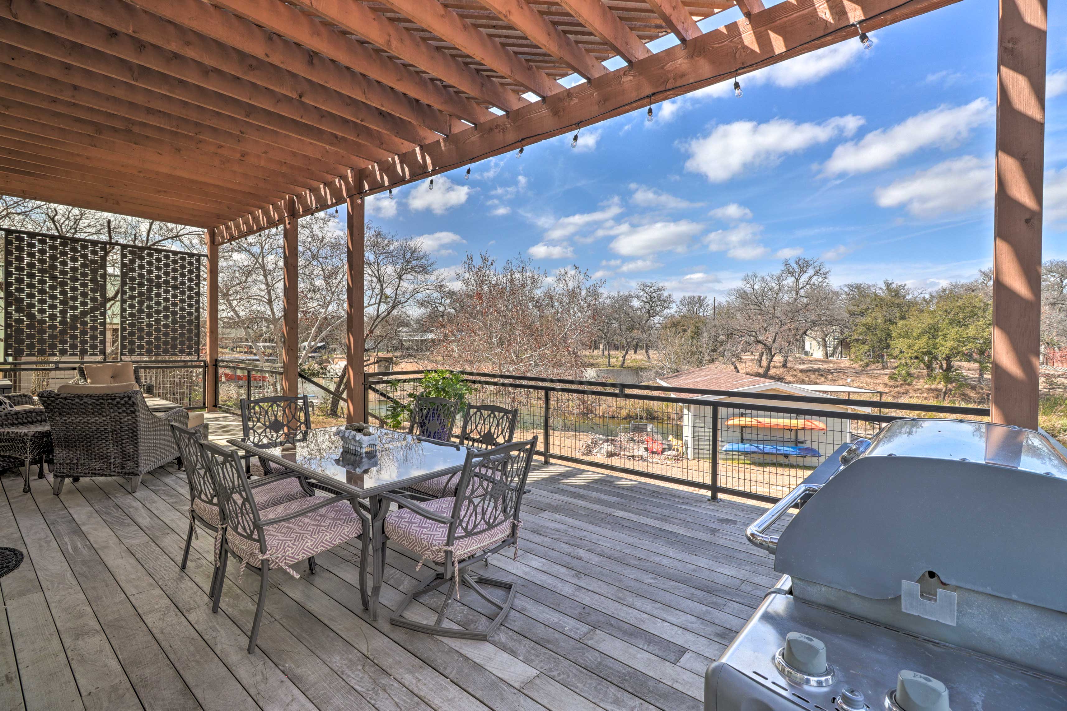 Deck | Grill | Dining Table | Seating Area | Lake Views